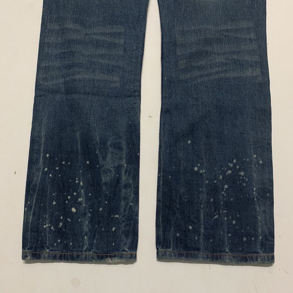 Japanese Brand Blue Moon Blue Distressed Jeans Size US 34 / EU 50 - 12 Thumbnail