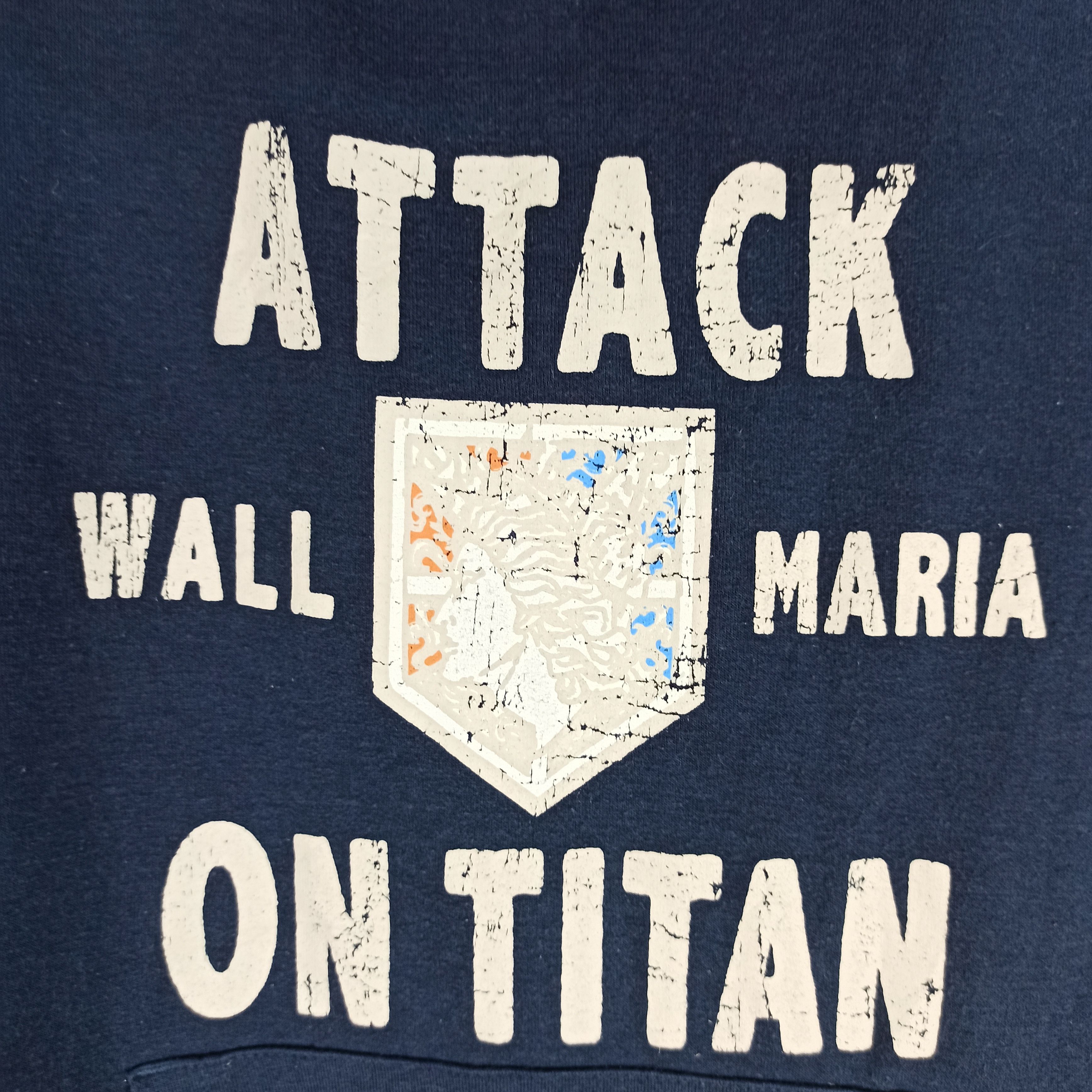 Anime Rare Anime Attack On Titan "Wall Maria" Hoodie Size US M / EU 48-50 / 2 - 3 Thumbnail