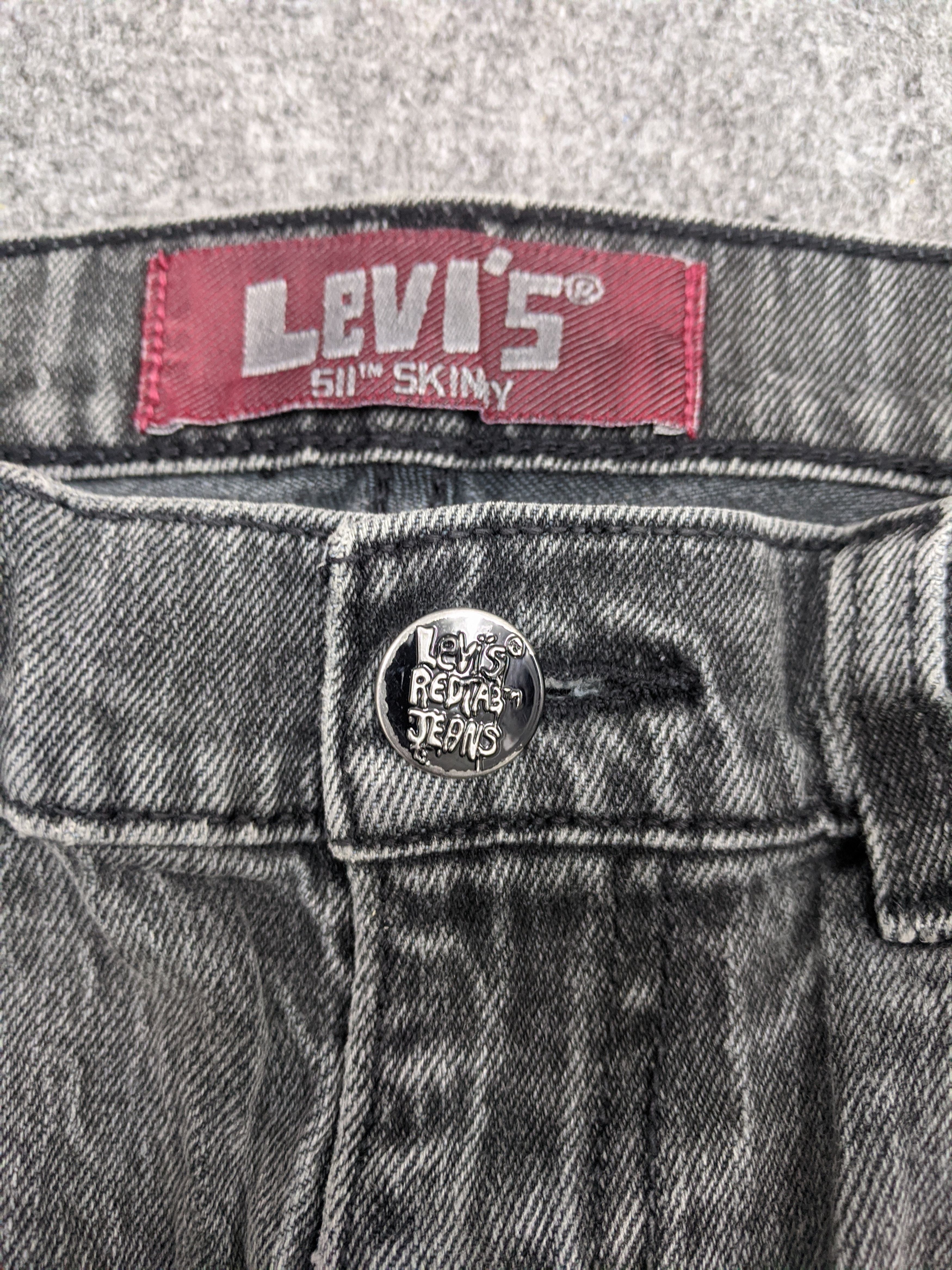 Levi's Vintage Levis 511 Jeans Faded Black DP0774 Size US 28 / EU 44 - 7 Thumbnail