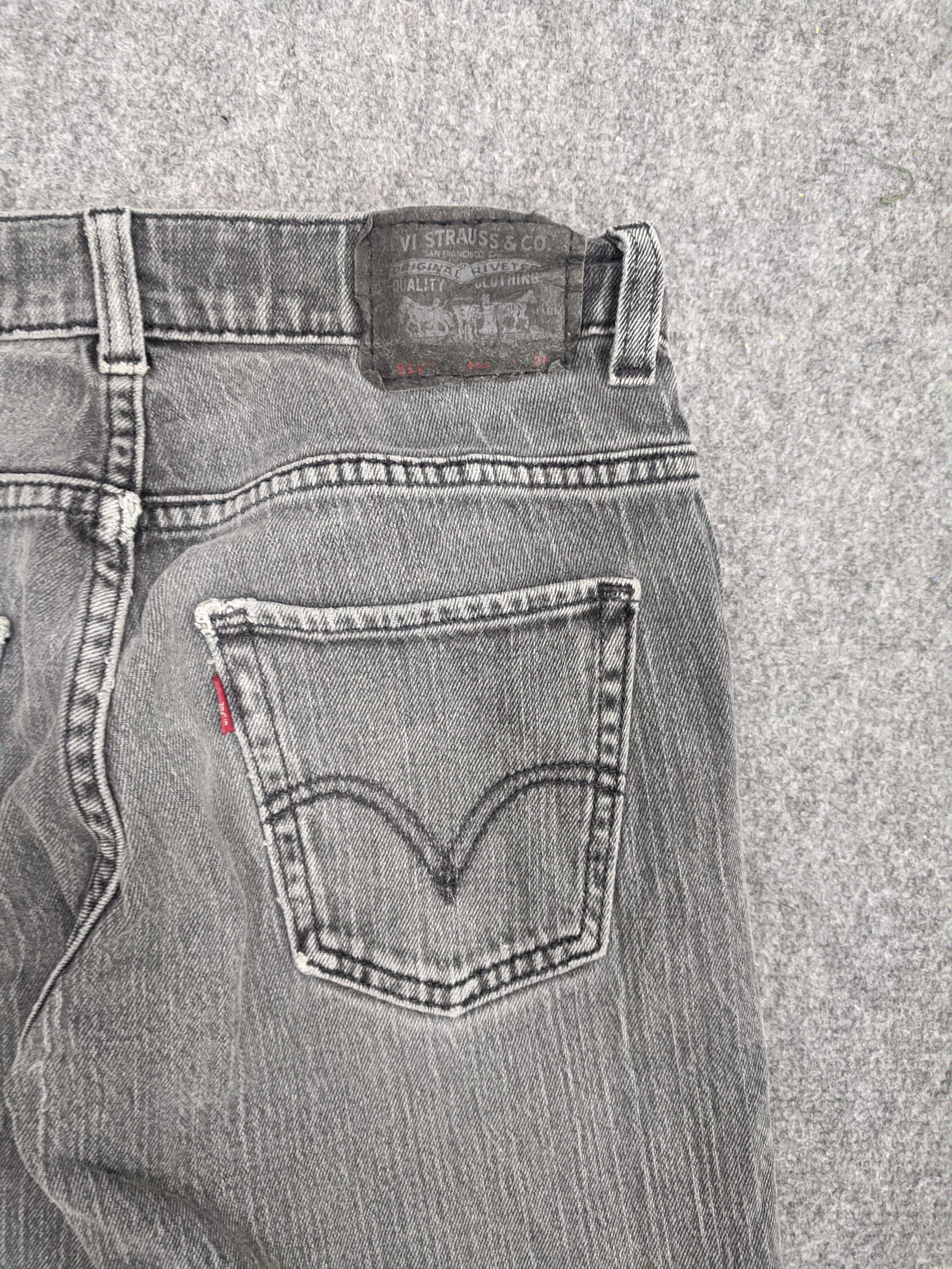 Levi's Vintage Levis 511 Jeans Faded Black DP0774 Size US 28 / EU 44 - 10 Thumbnail
