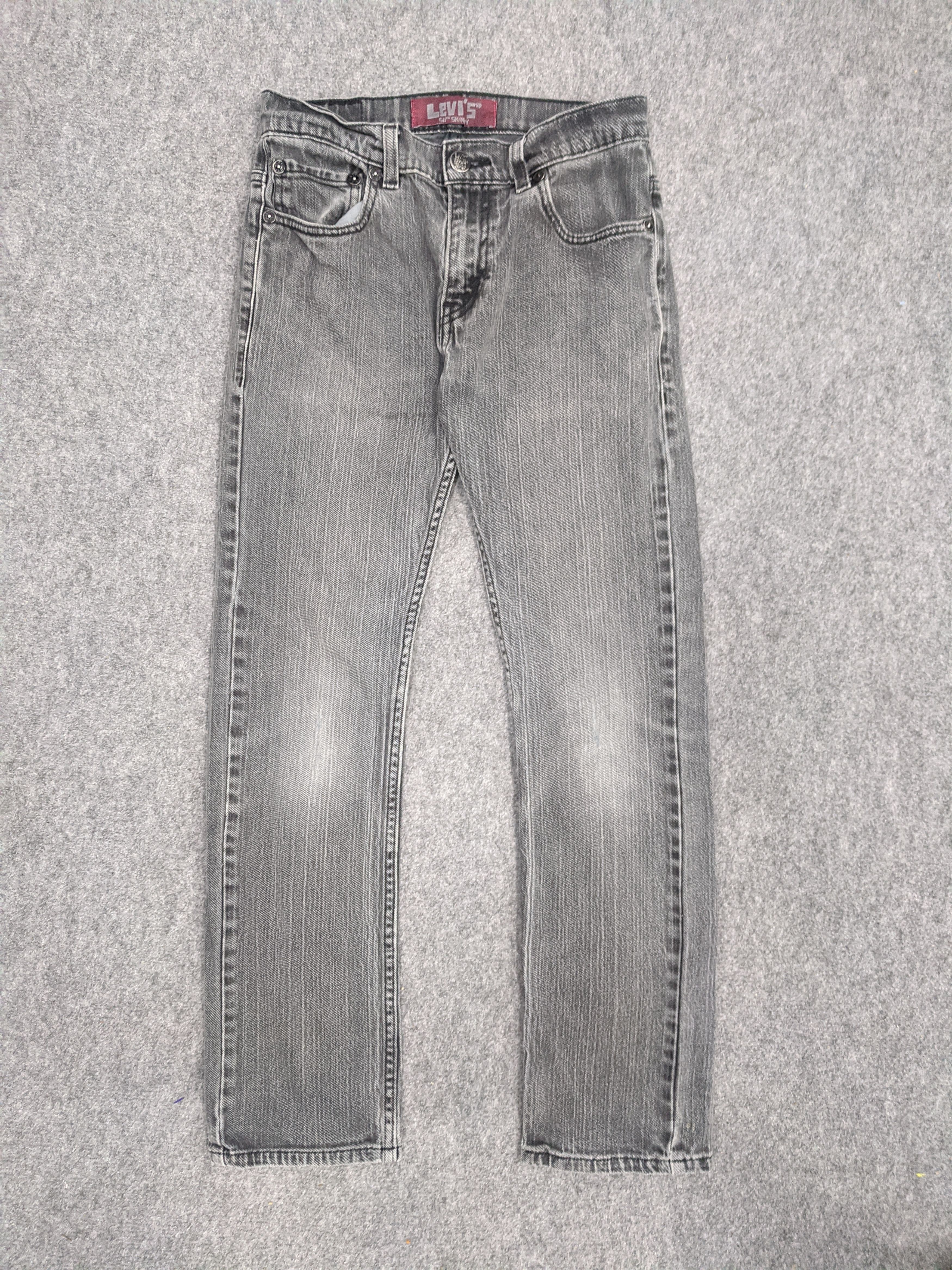 image of Levis 511 Jeans Faded Black, Men's (Size 28)