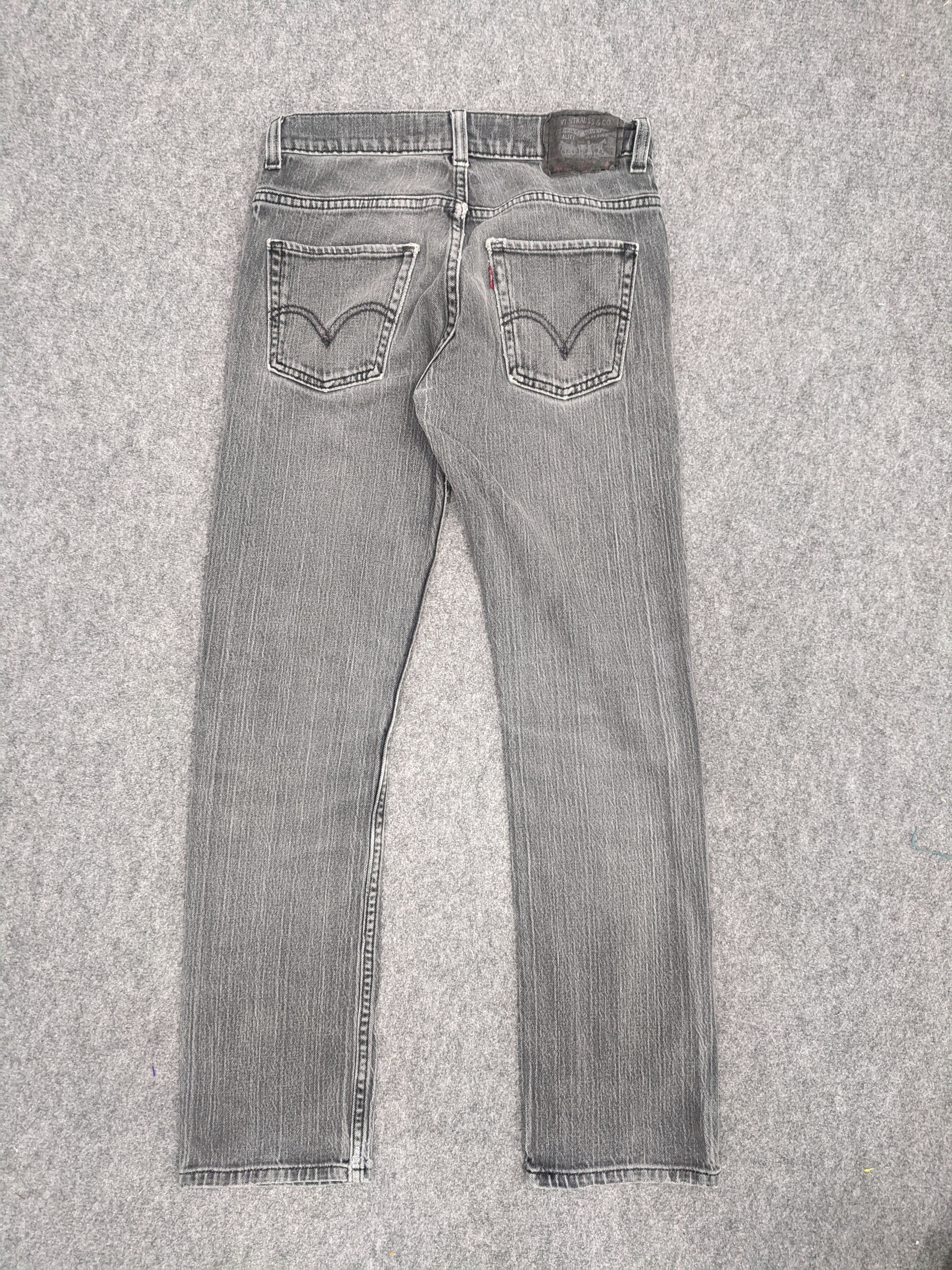 Levi's Vintage Levis 511 Jeans Faded Black DP0774 Size US 28 / EU 44 - 3 Thumbnail