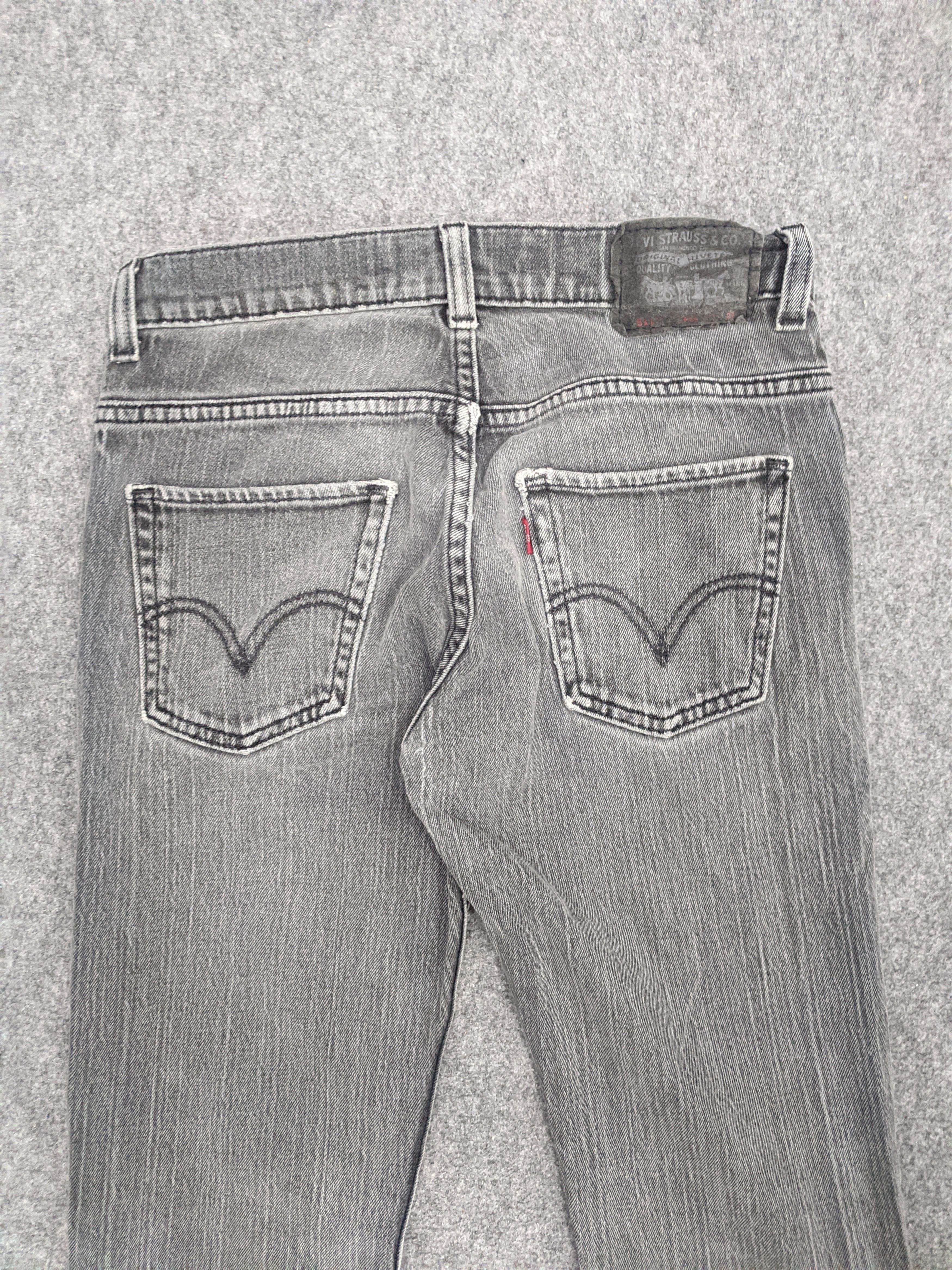Levi's Vintage Levis 511 Jeans Faded Black DP0774 Size US 28 / EU 44 - 4 Thumbnail