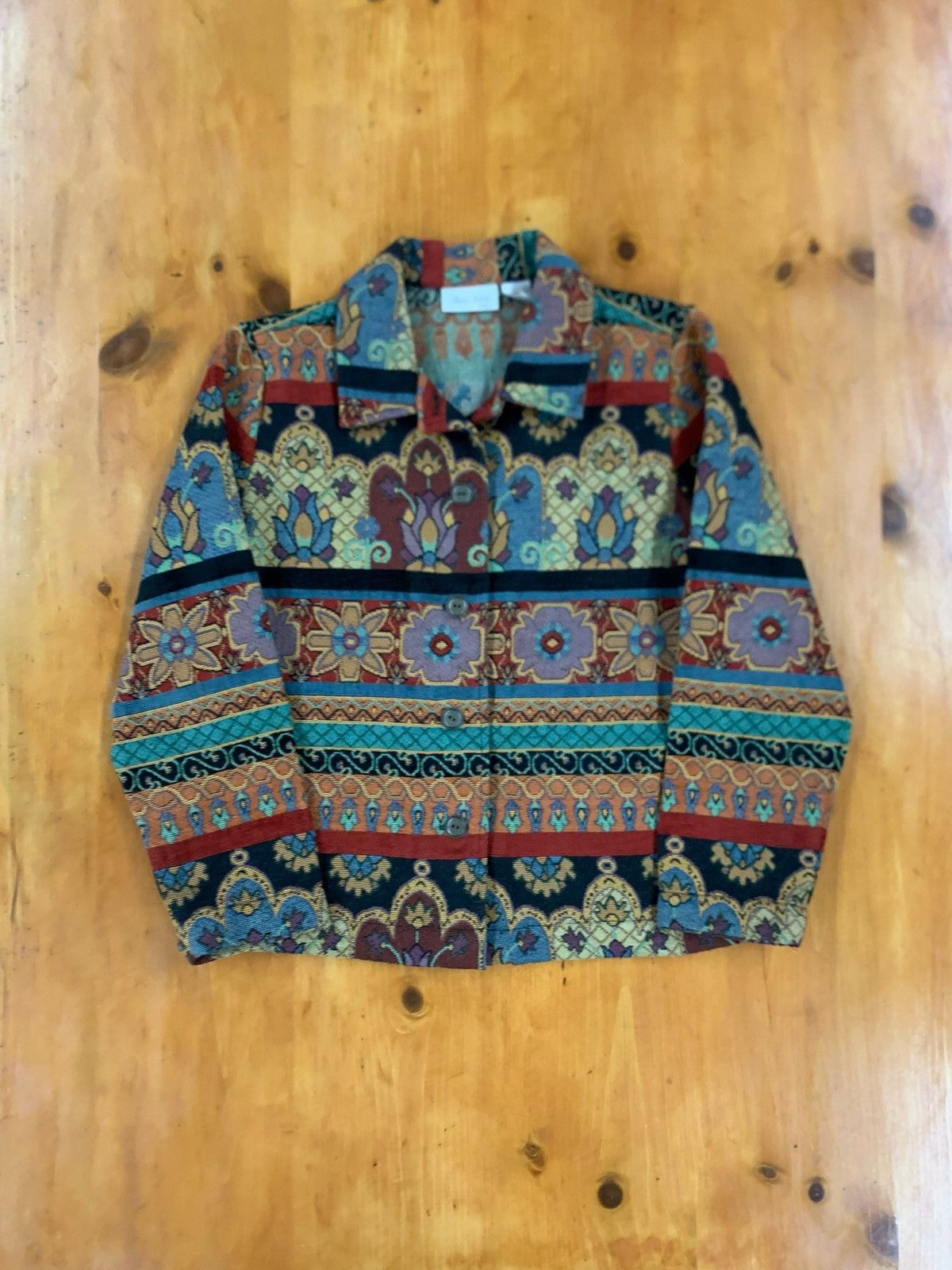 Vintage Vintage Flower Cardigan Jacket Size US S / EU 44-46 / 1 - 1 Thumbnail
