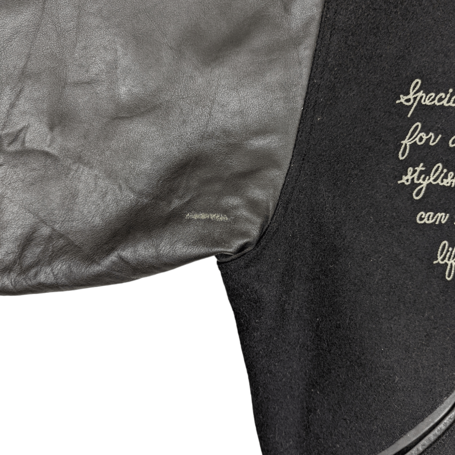 BIGI COMMON SENSE Just Bigi Letterman Varsity Leather Jacket Size US M / EU 48-50 / 2 - 15 Thumbnail