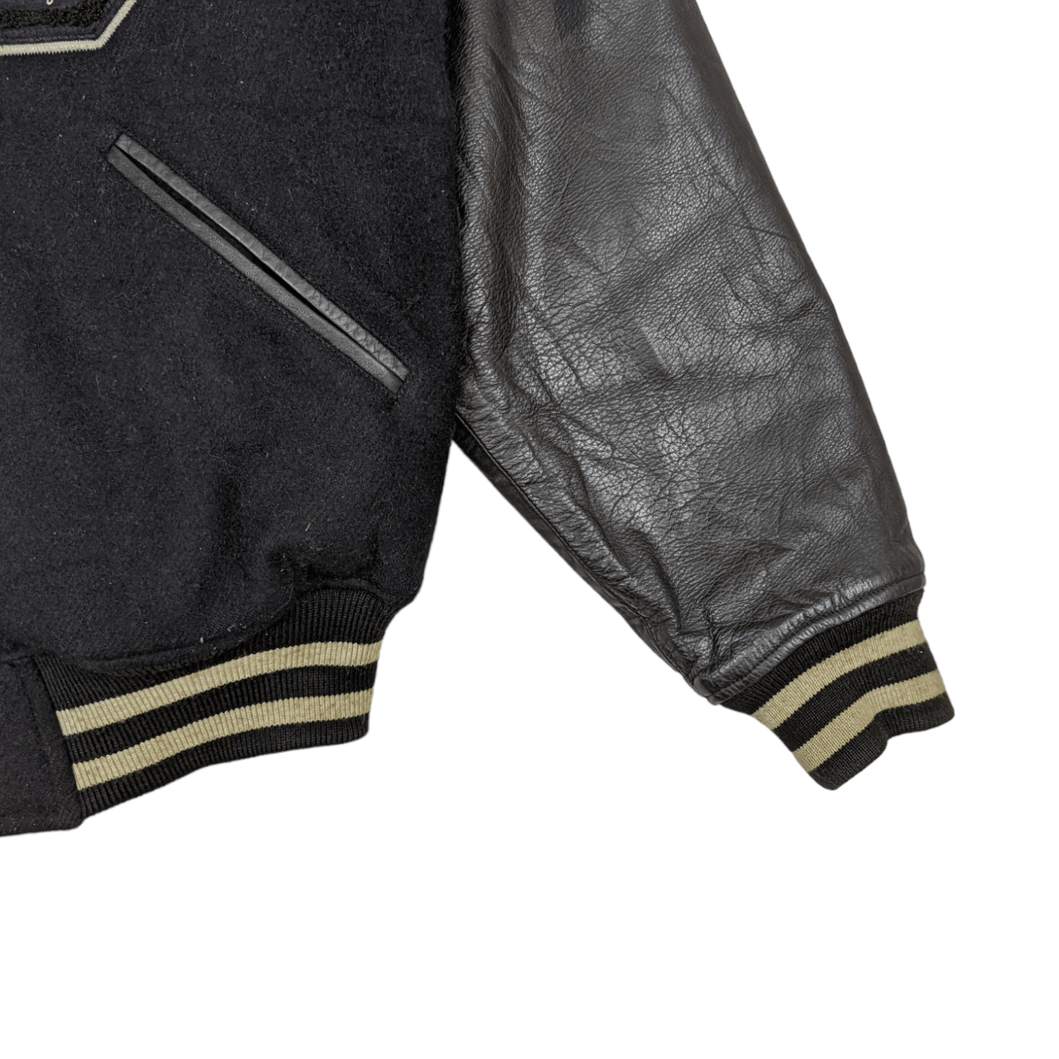BIGI COMMON SENSE Just Bigi Letterman Varsity Leather Jacket Size US M / EU 48-50 / 2 - 7 Thumbnail