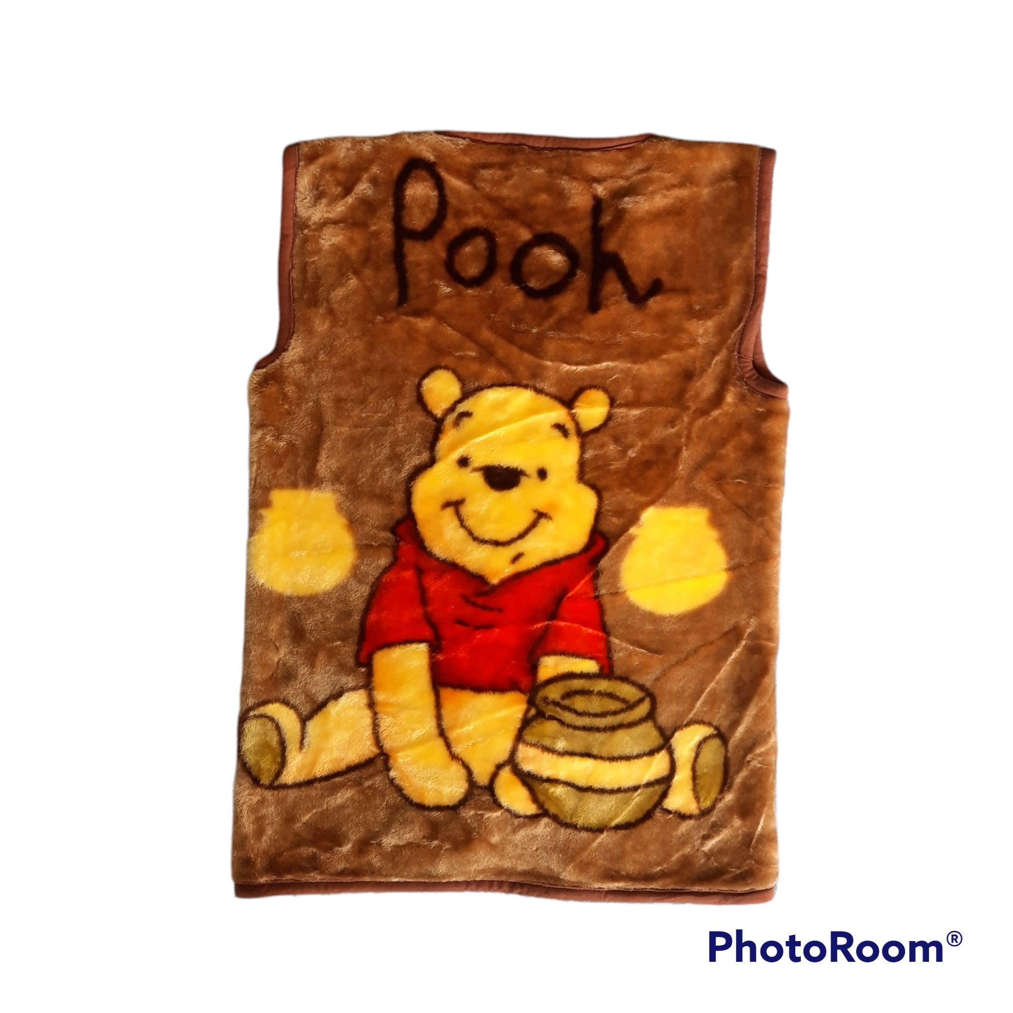 Cartoon Network 🔥Disney winnie the pooh overprint fleece vest jacket Size US M / EU 48-50 / 2 - 1 Thumbnail