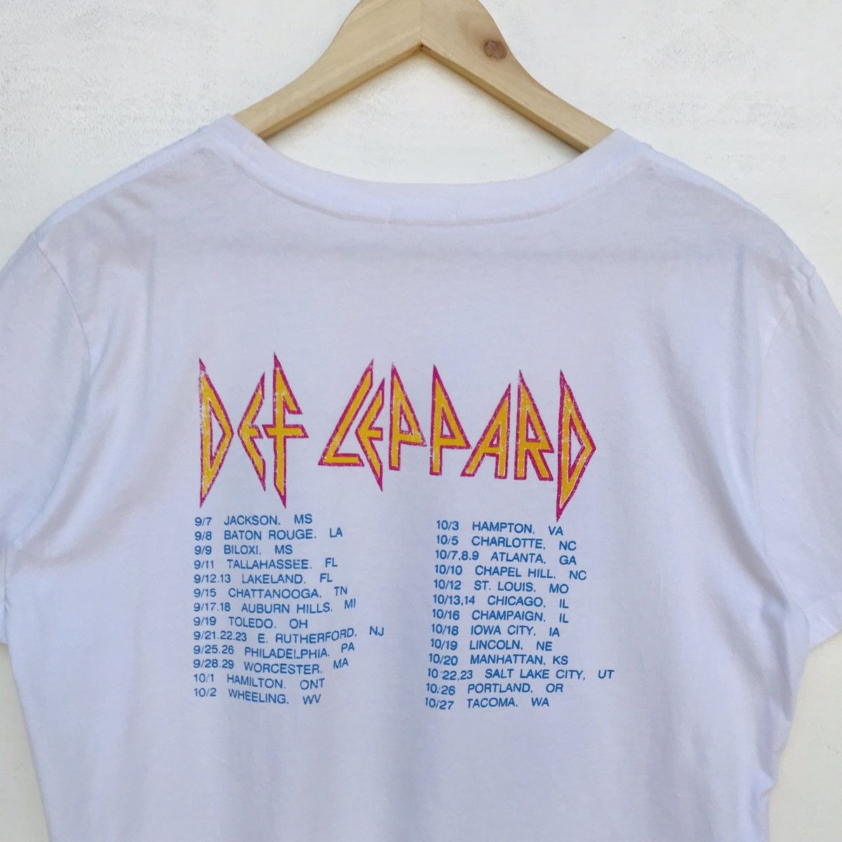 Band Tees × Hysteric Glamour Def Leppard x Hysterics medium size Size US M / EU 48-50 / 2 - 4 Thumbnail