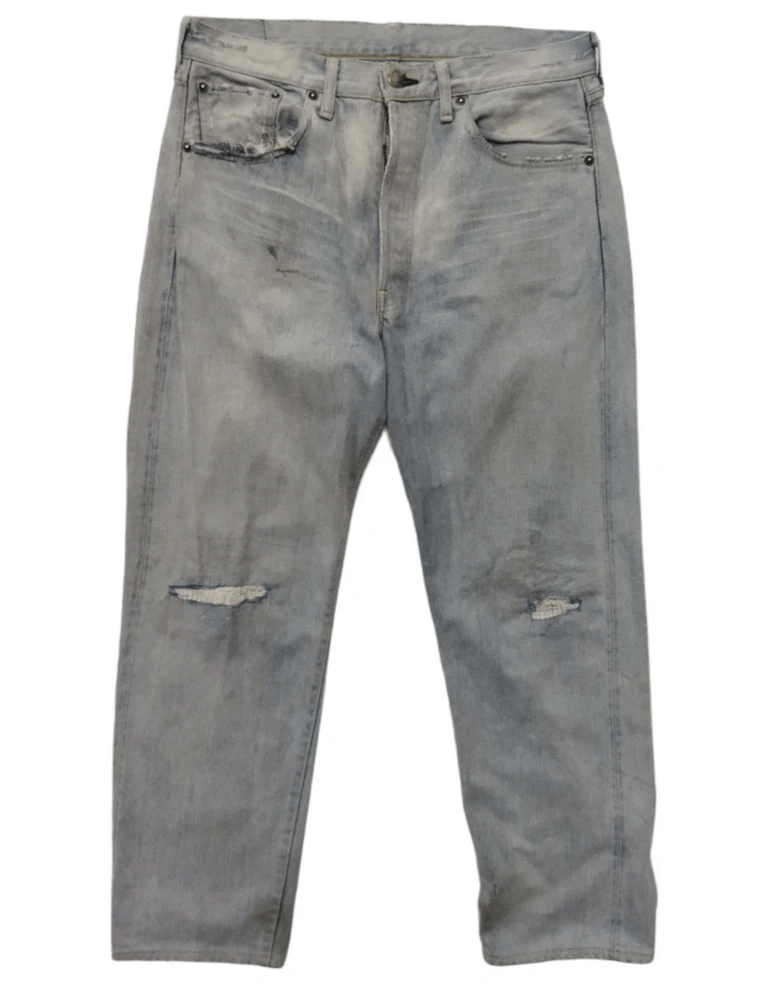 image of Distressed Denim x Levis Levi's VTG 501 Big E Lvc Distressed Jeans in Blue Distressed (Size 36)