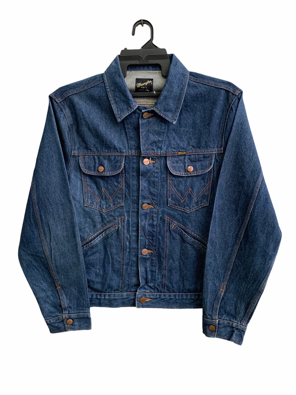 Wrangler Vintage wrangler Denim jacket Size US L / EU 52-54 / 3 - 1 Thumbnail