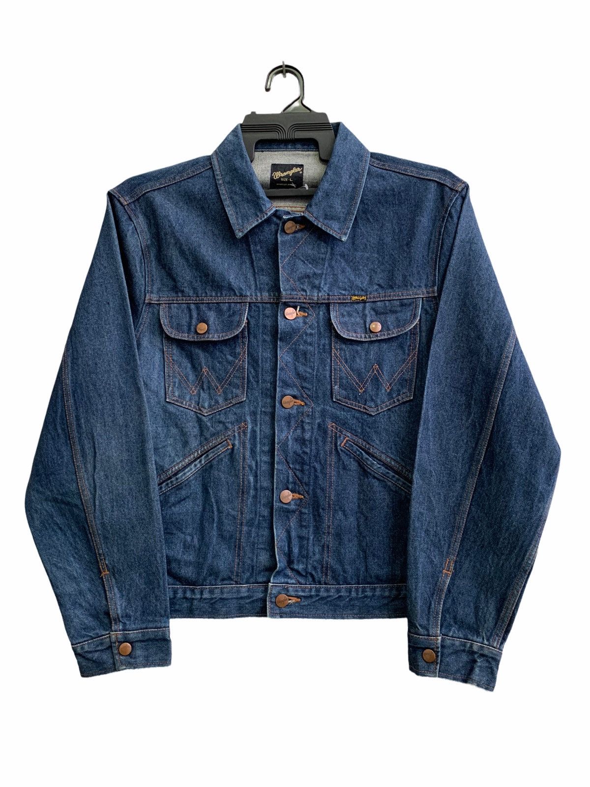 Wrangler Vintage wrangler Denim jacket Size US L / EU 52-54 / 3 - 3 Thumbnail