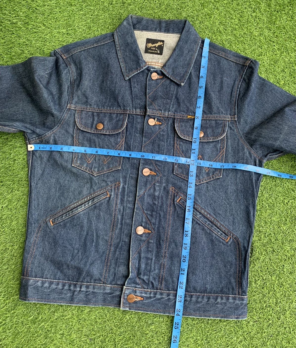 Wrangler Vintage wrangler Denim jacket Size US L / EU 52-54 / 3 - 12 Thumbnail