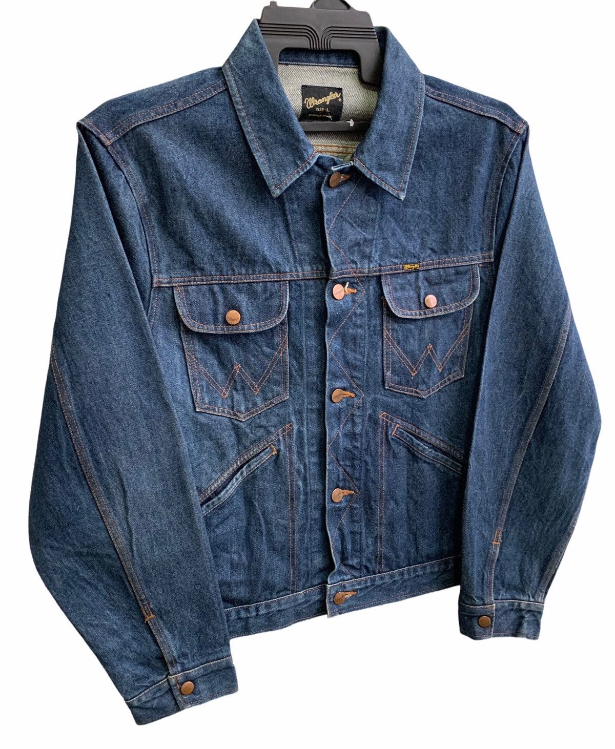 Wrangler Vintage wrangler Denim jacket Size US L / EU 52-54 / 3 - 5 Thumbnail