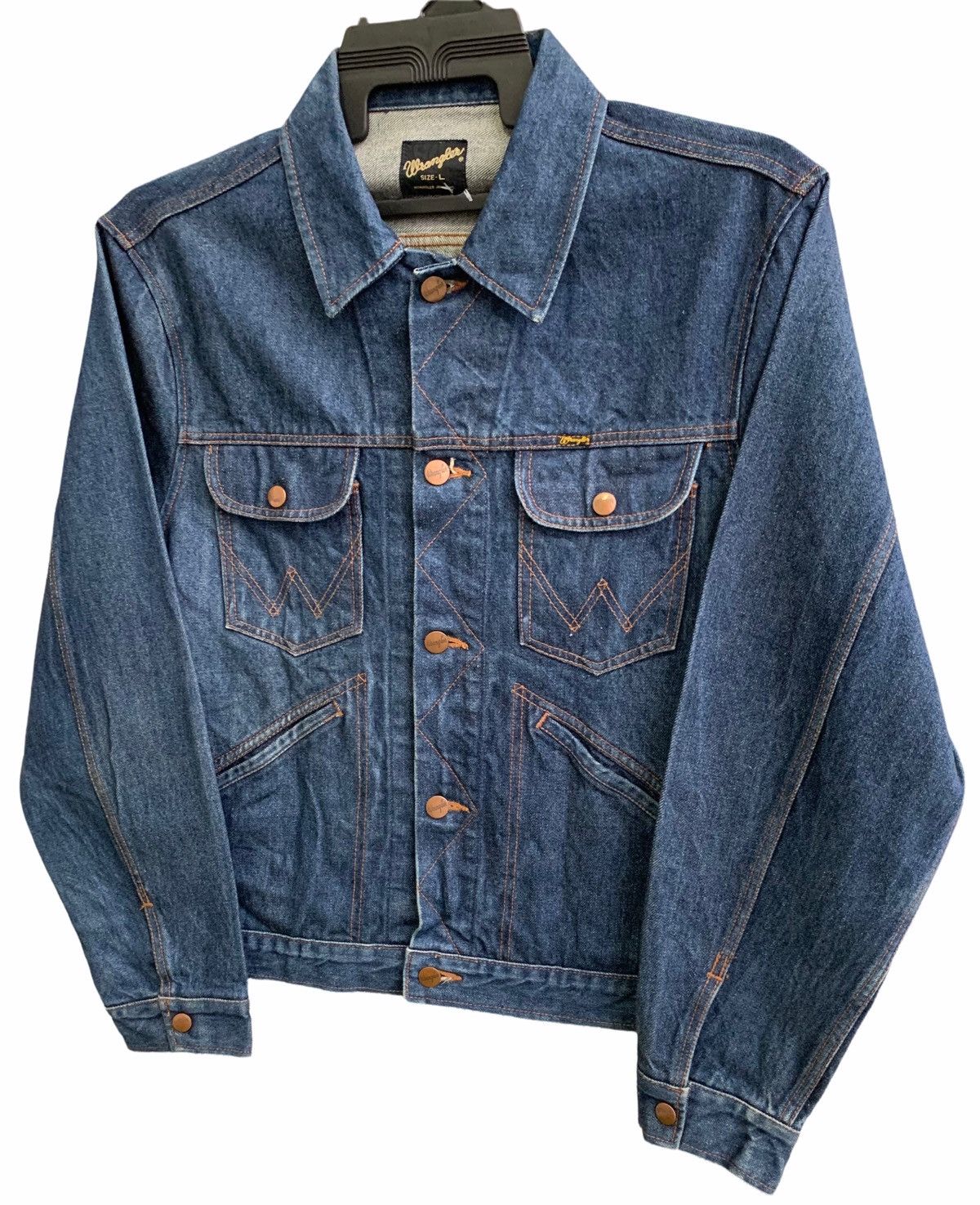 Wrangler Vintage wrangler Denim jacket Size US L / EU 52-54 / 3 - 7 Thumbnail