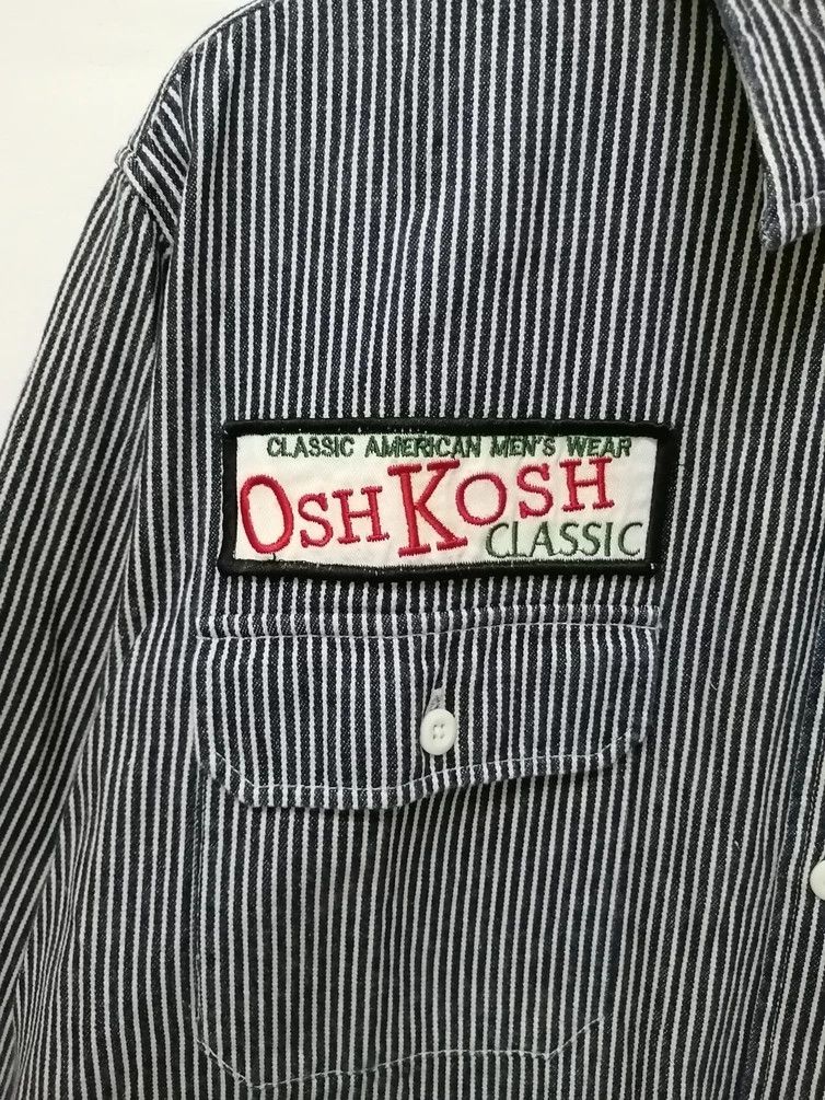 Oshkosh OSHKOSH Wabash Patches Denim Shirt Size US L / EU 52-54 / 3 - 4 Thumbnail