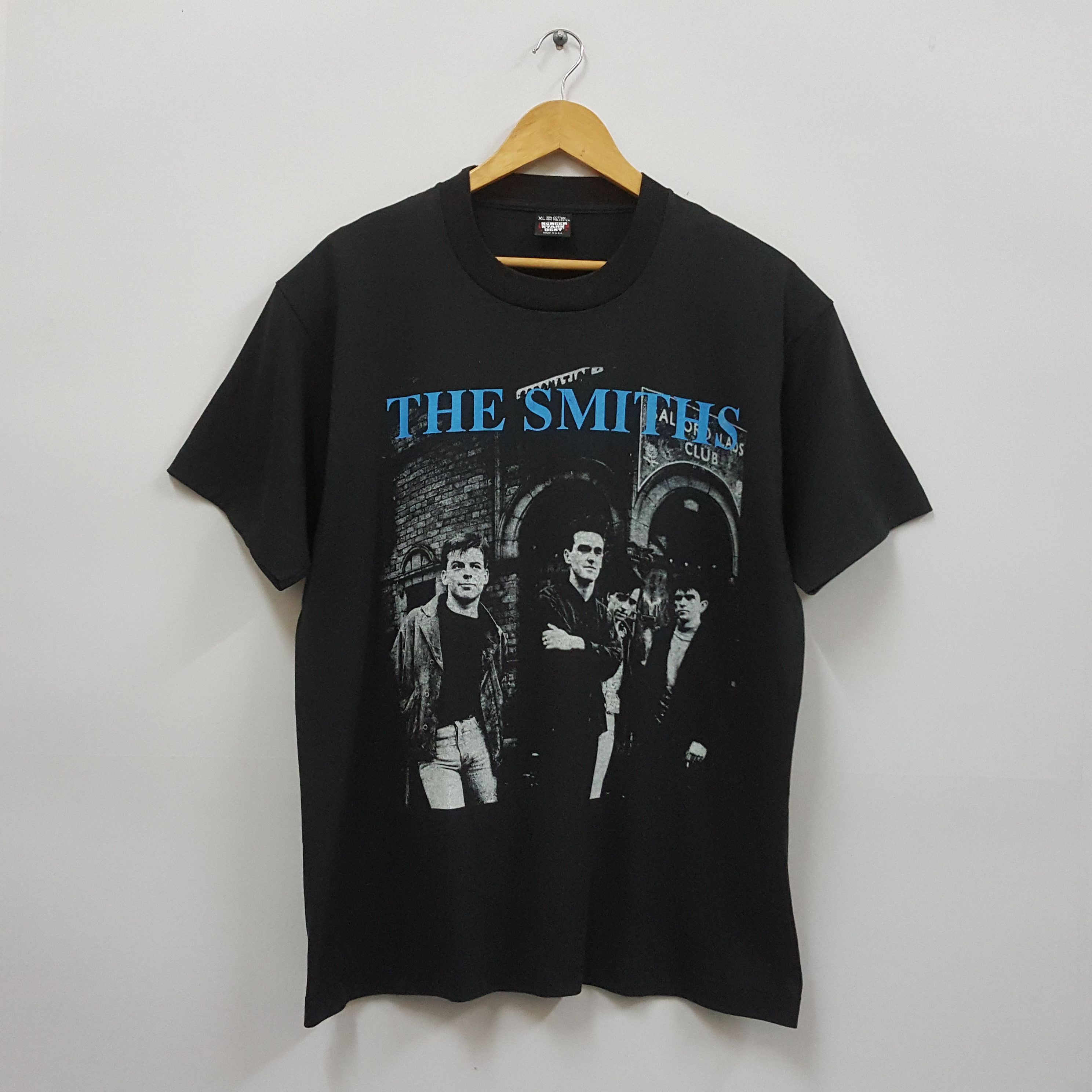 Band Tees × Vintage Vintage 90’s The Smiths English Rock Band t-shirt made USA Size US XL / EU 56 / 4 - 1 Thumbnail