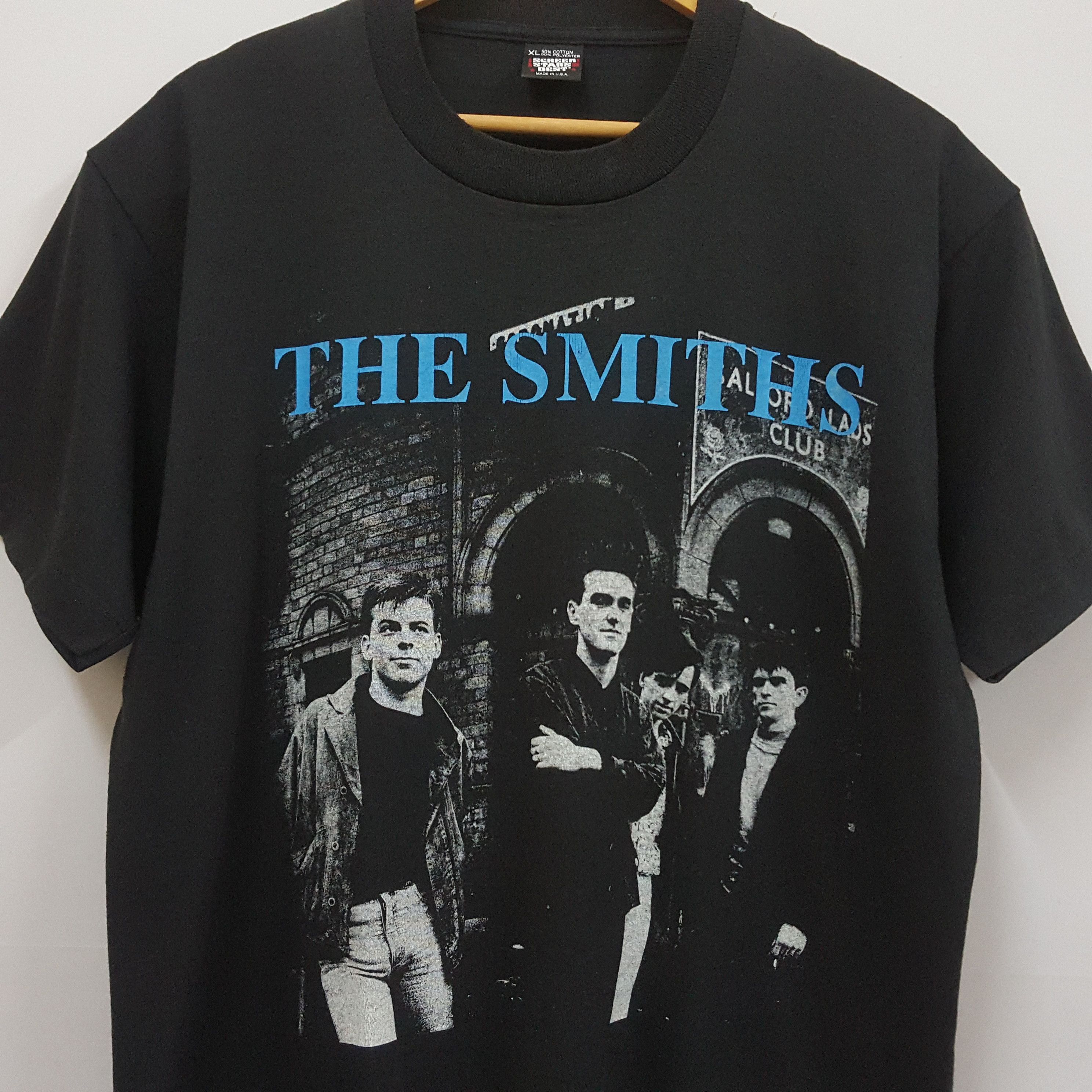 Band Tees × Vintage Vintage 90’s The Smiths English Rock Band t-shirt made USA Size US XL / EU 56 / 4 - 5 Thumbnail
