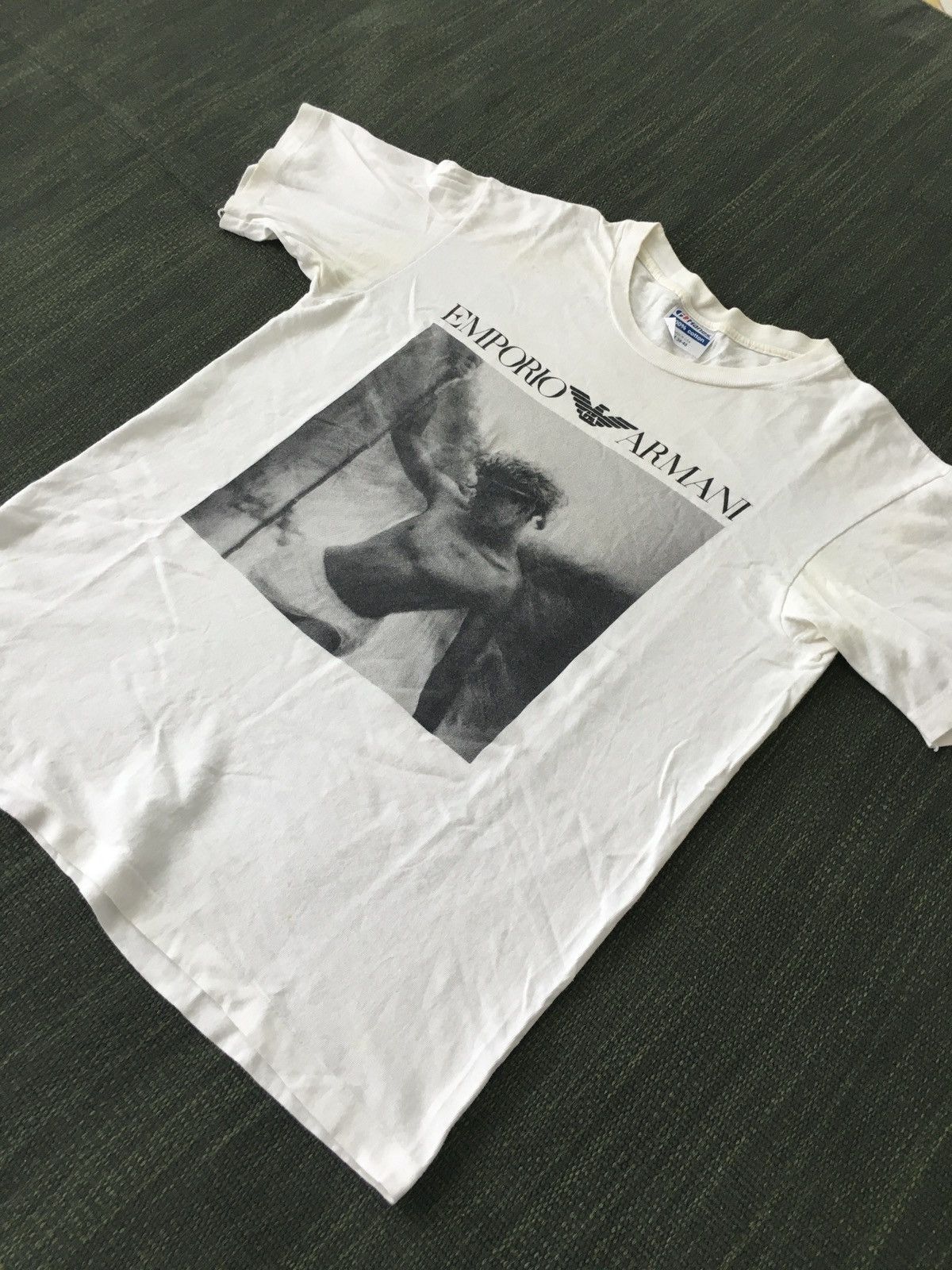 Vintage 90s Emporio Armani Bruce Weber Photography Ads Shirt