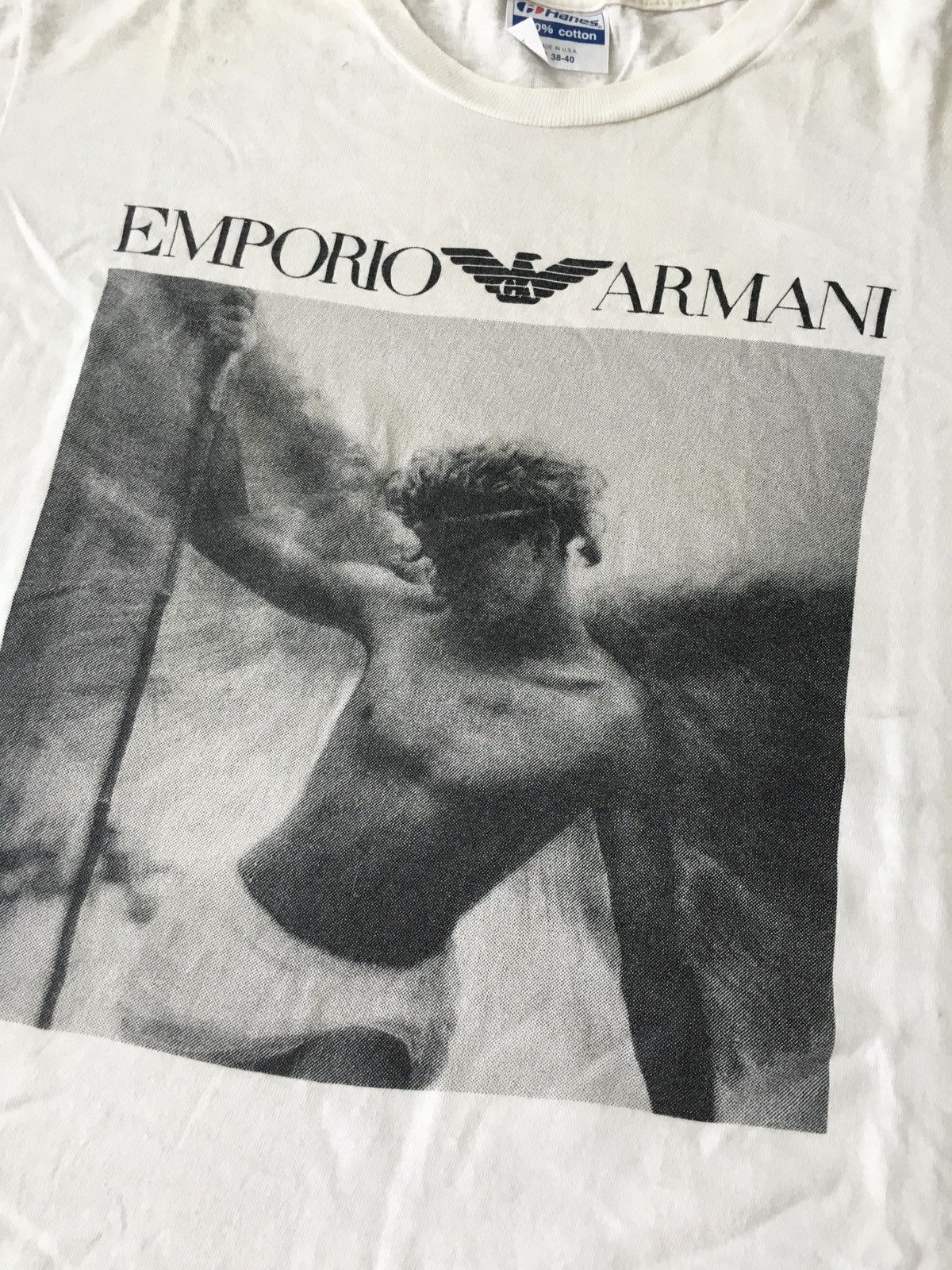 Vintage 90s Emporio Armani Bruce Weber Photography Ads Shirt