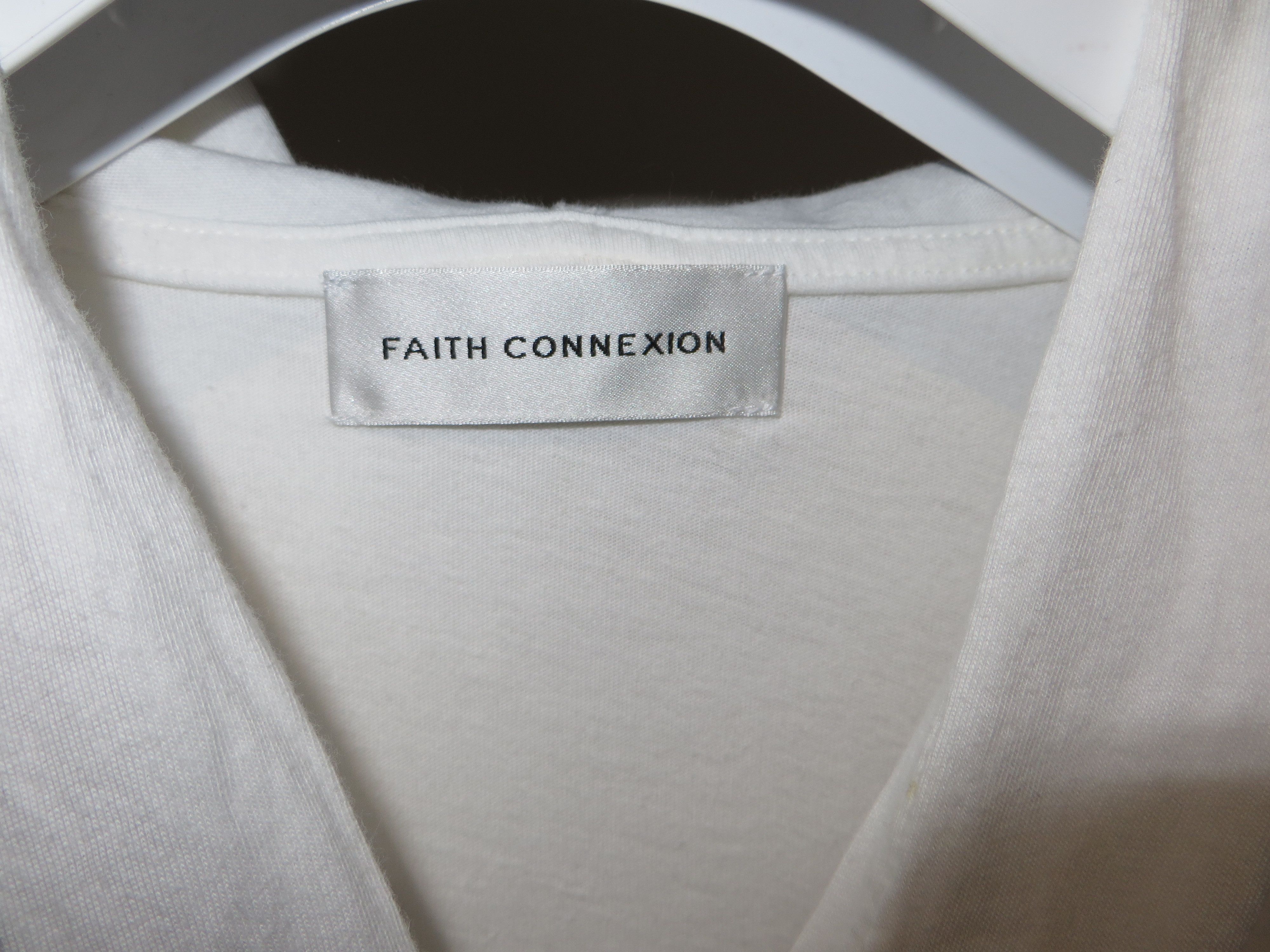 Faith Connexion Austin print oversized hooded t-shirt Size US M / EU 48-50 / 2 - 3 Thumbnail