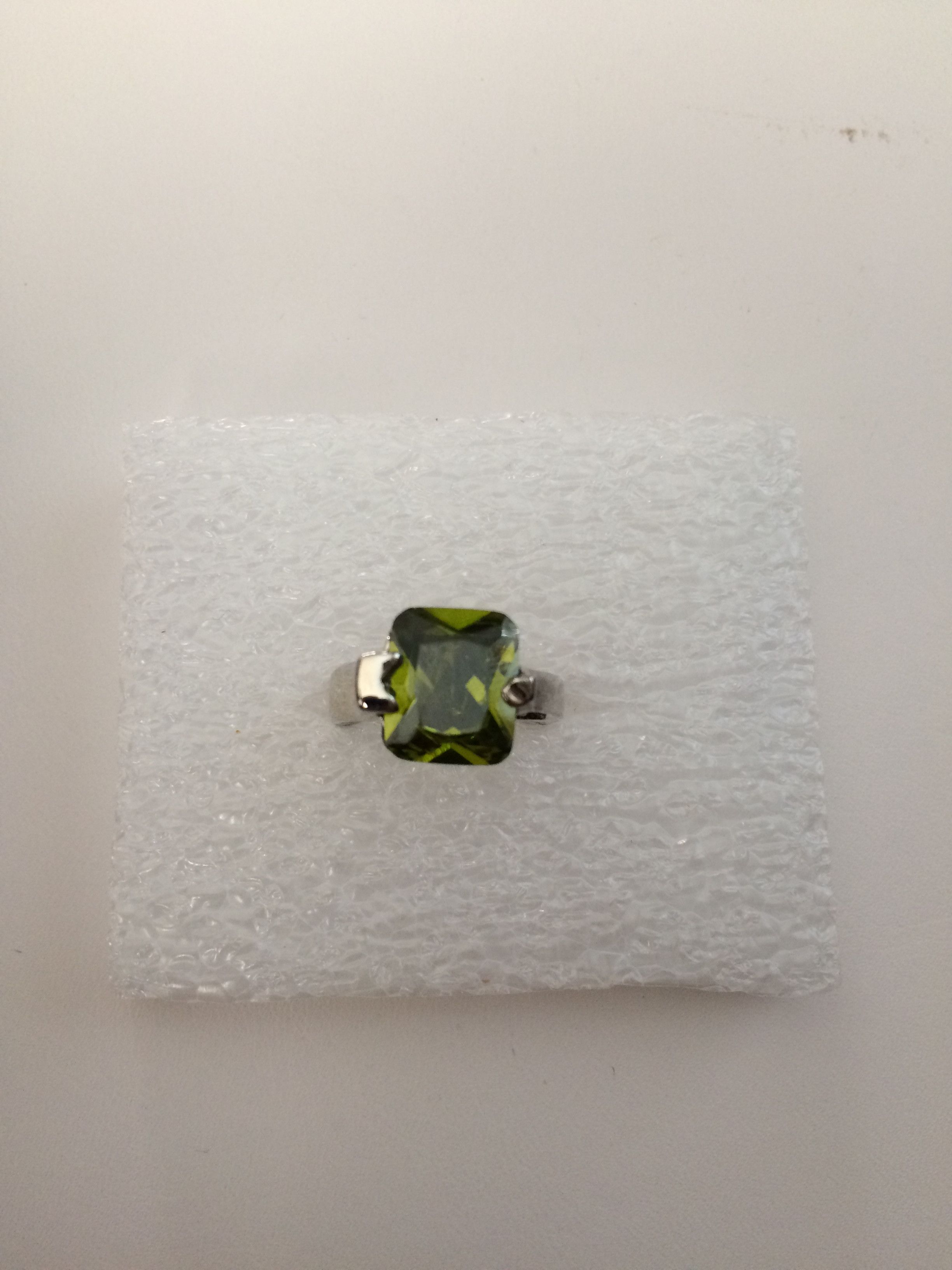 Jewelry Green CZ Ring - Size 9.5 Size ONE SIZE - 1 Thumbnail