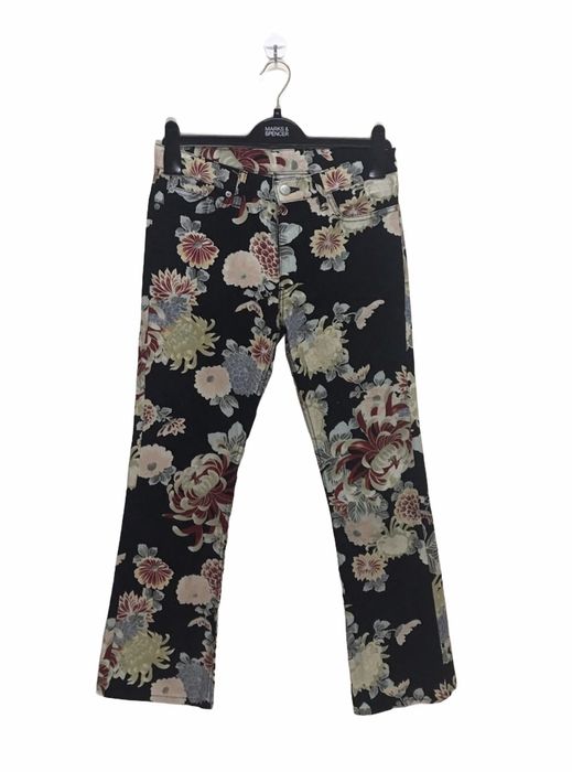 Designer JAPAN FLORAL DESIGNER PANTS SUPREME LOOK RARE Grailed