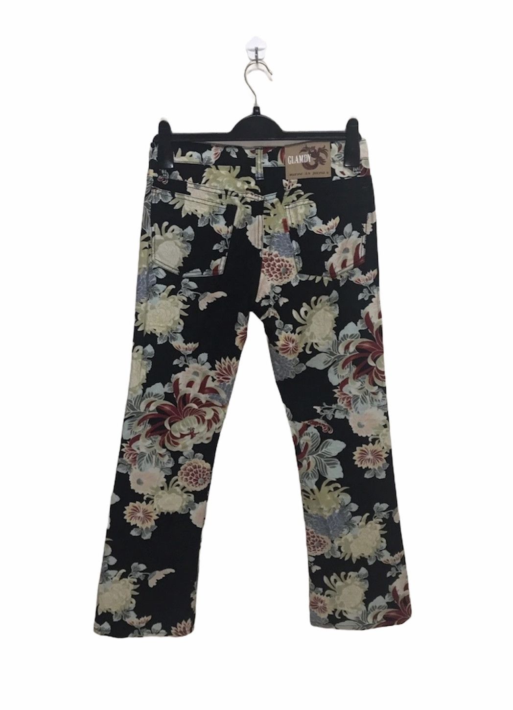 Designer × Japanese Brand JAPAN FLORAL DESIGNER PANTS SUPREME LOOK RARE Size US 31 - 2 Thumbnail