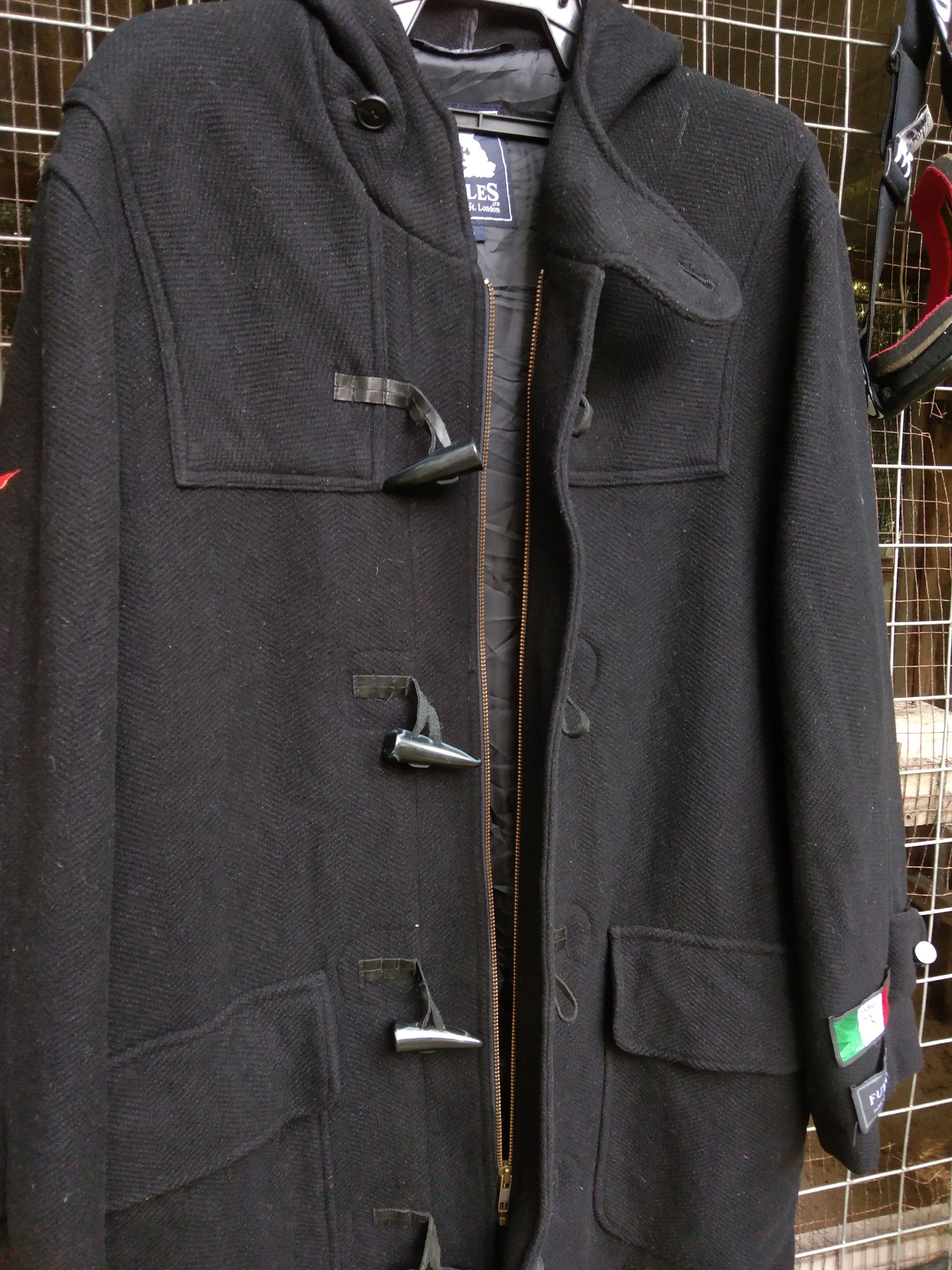 Japanese Brand ITALIAN FABRIC COLES WINTER DUFFLE COAT Size US L / EU 52-54 / 3 - 4 Thumbnail