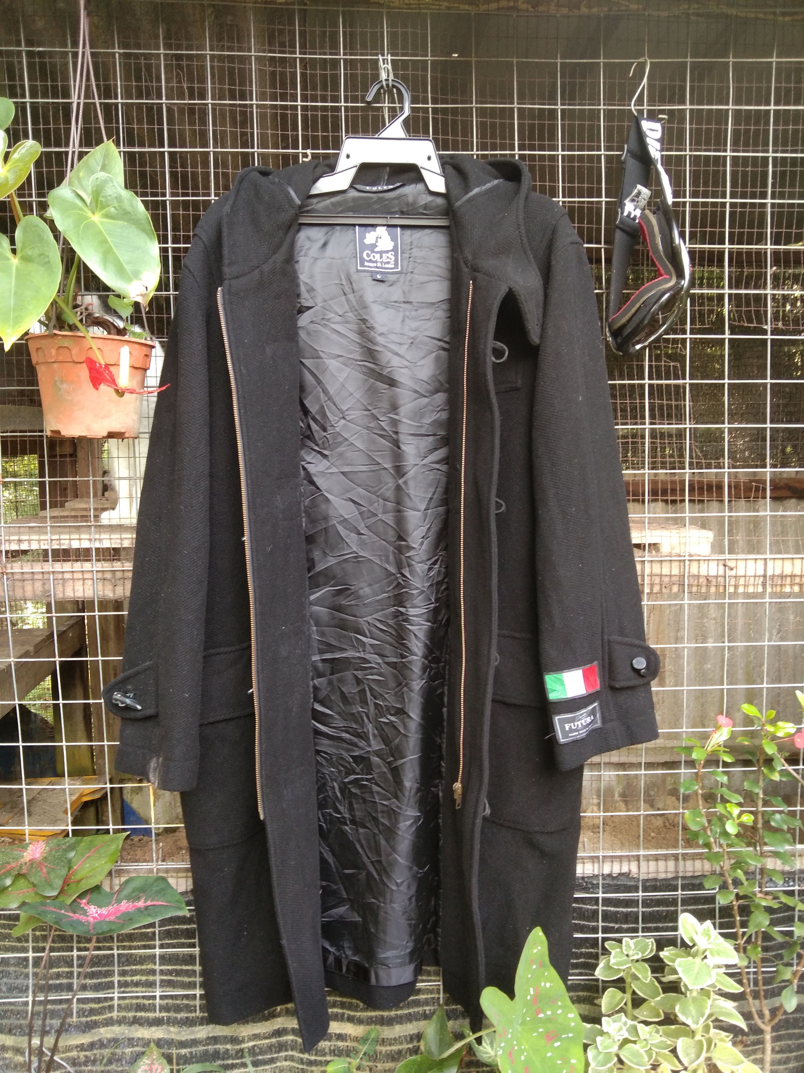 Japanese Brand ITALIAN FABRIC COLES WINTER DUFFLE COAT Size US L / EU 52-54 / 3 - 8 Thumbnail