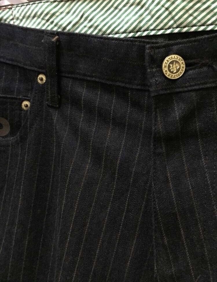 Japanese Brand × Soul Revolver Oversized Revolver Stories Mad Boys Striped Brown Pant Size US 38 / EU 54 - 5 Thumbnail