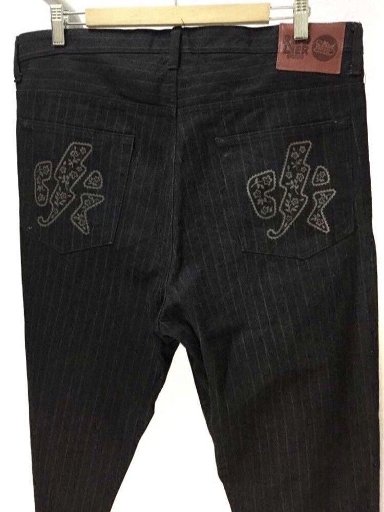 Japanese Brand × Soul Revolver Oversized Revolver Stories Mad Boys Striped Brown Pant Size US 38 / EU 54 - 1 Thumbnail