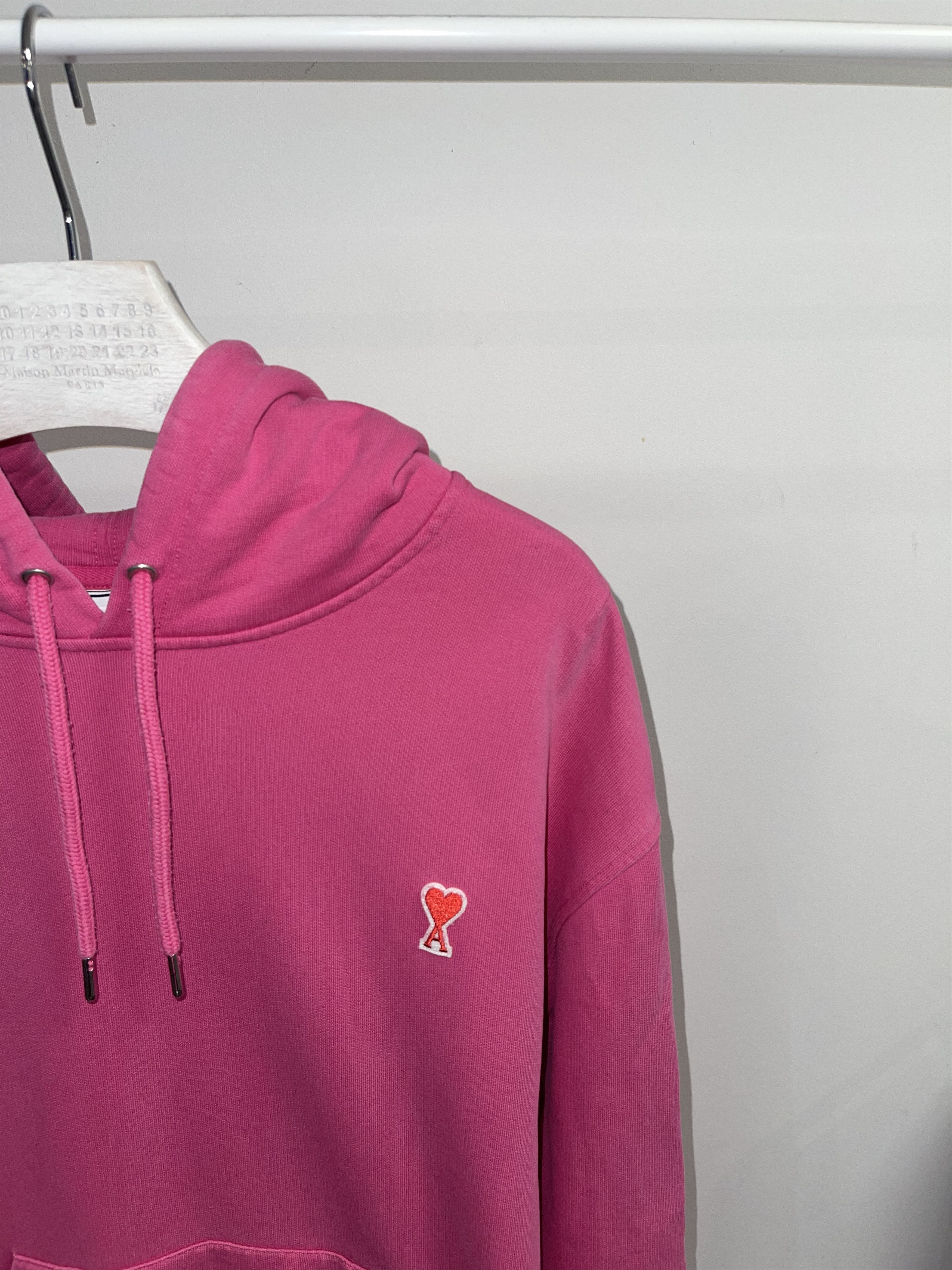 AMI AMI Heart Logo Pink Hoodie Size US L / EU 52-54 / 3 - 2 Thumbnail