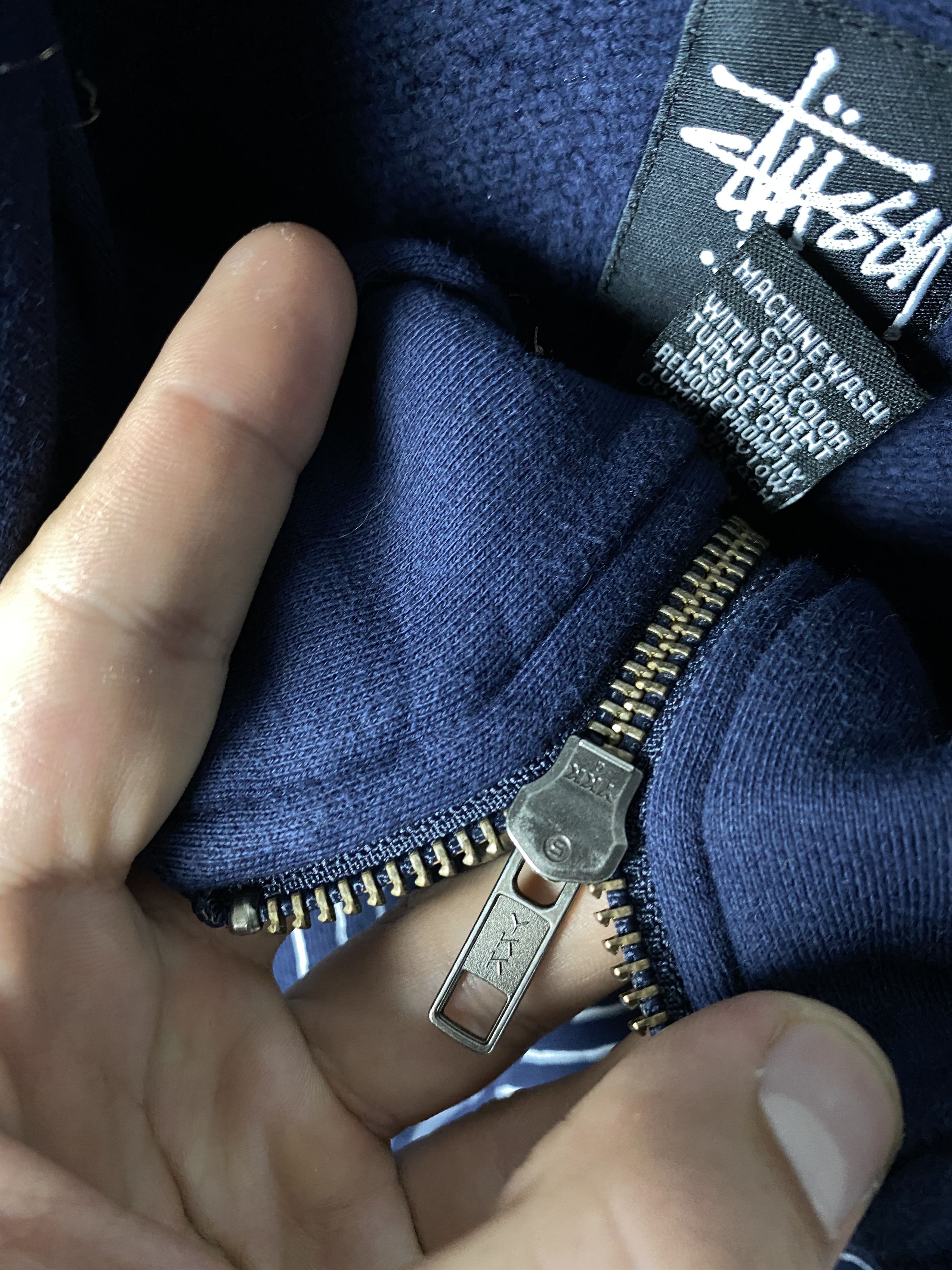 Stussy Stussy Vintage Mens Zip Hoodie Size US S / EU 44-46 / 1 - 7 Thumbnail