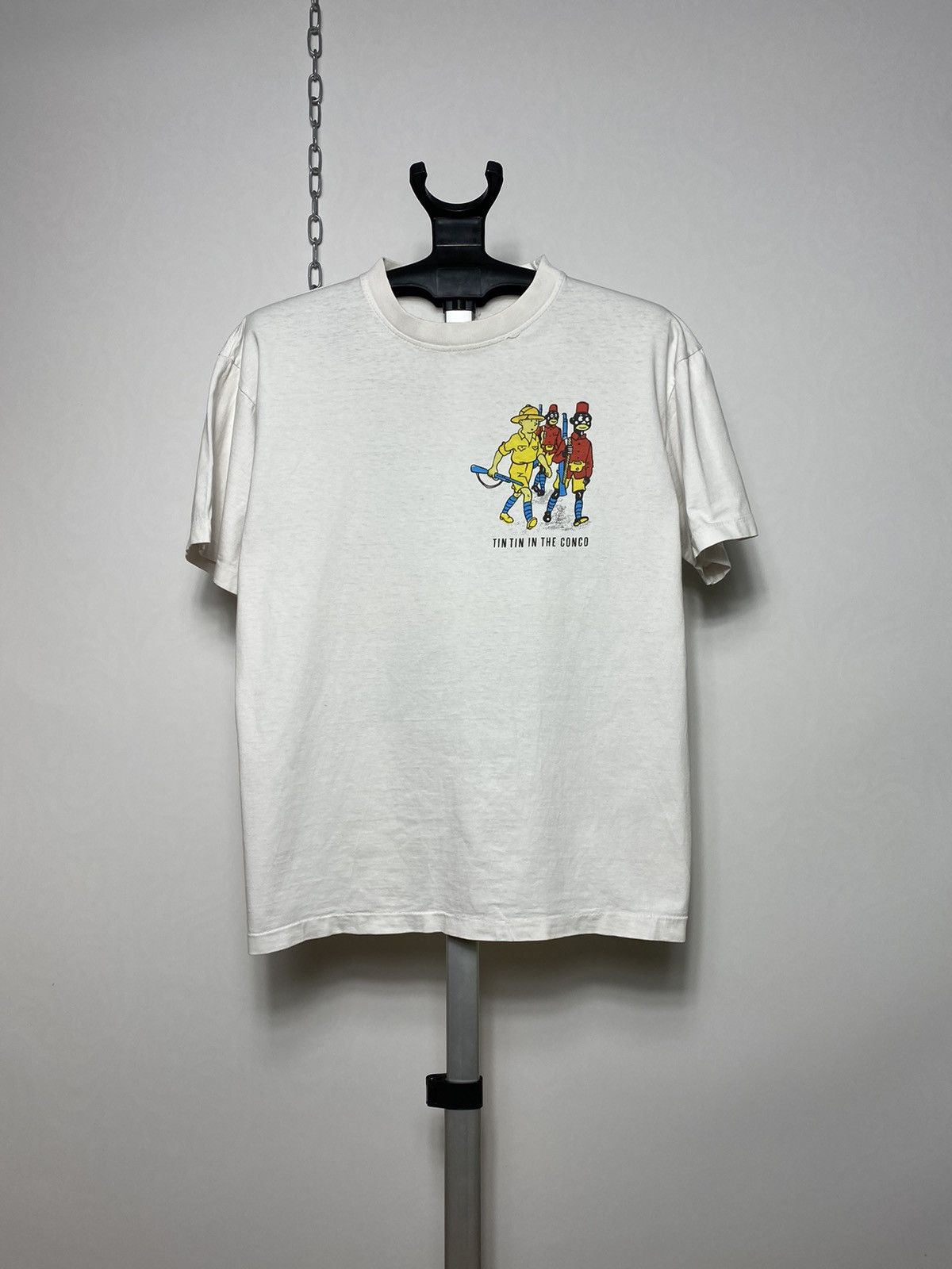 Cartoon Network Vintage 90s Tintin in the Congo Cartoon Network t-shirt tee Size US M / EU 48-50 / 2 - 1 Thumbnail