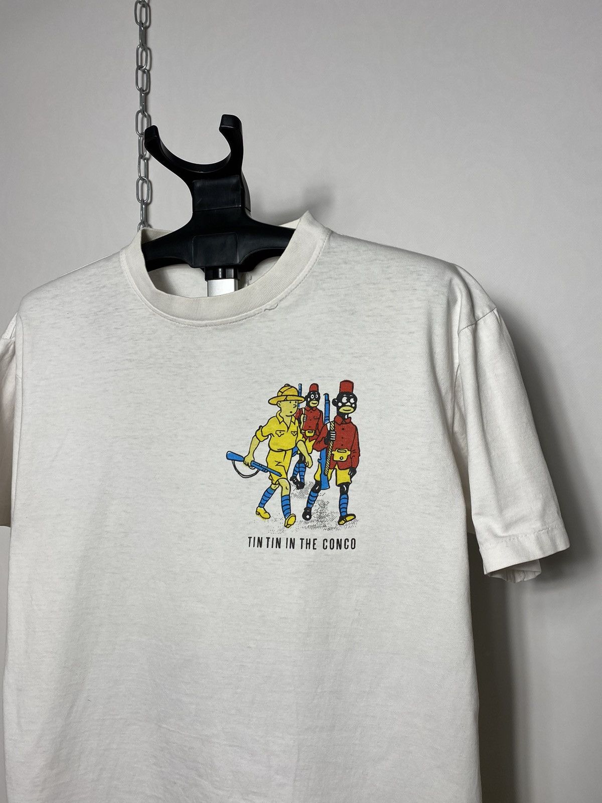 Cartoon Network Vintage 90s Tintin in the Congo Cartoon Network t-shirt tee Size US M / EU 48-50 / 2 - 2 Thumbnail