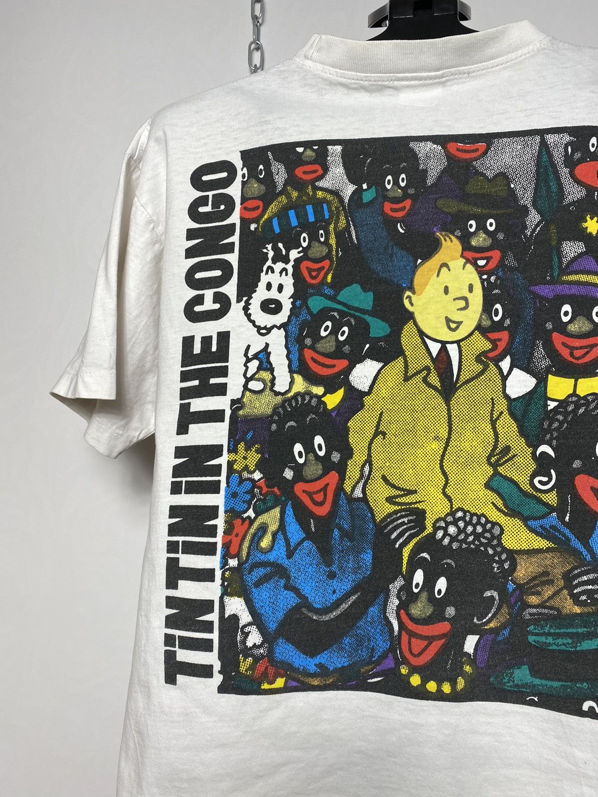 Cartoon Network Vintage 90s Tintin in the Congo Cartoon Network t-shirt tee Size US M / EU 48-50 / 2 - 10 Thumbnail