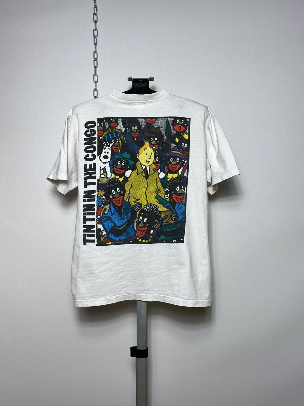 Cartoon Network Vintage 90s Tintin in the Congo Cartoon Network t-shirt tee Size US M / EU 48-50 / 2 - 8 Thumbnail