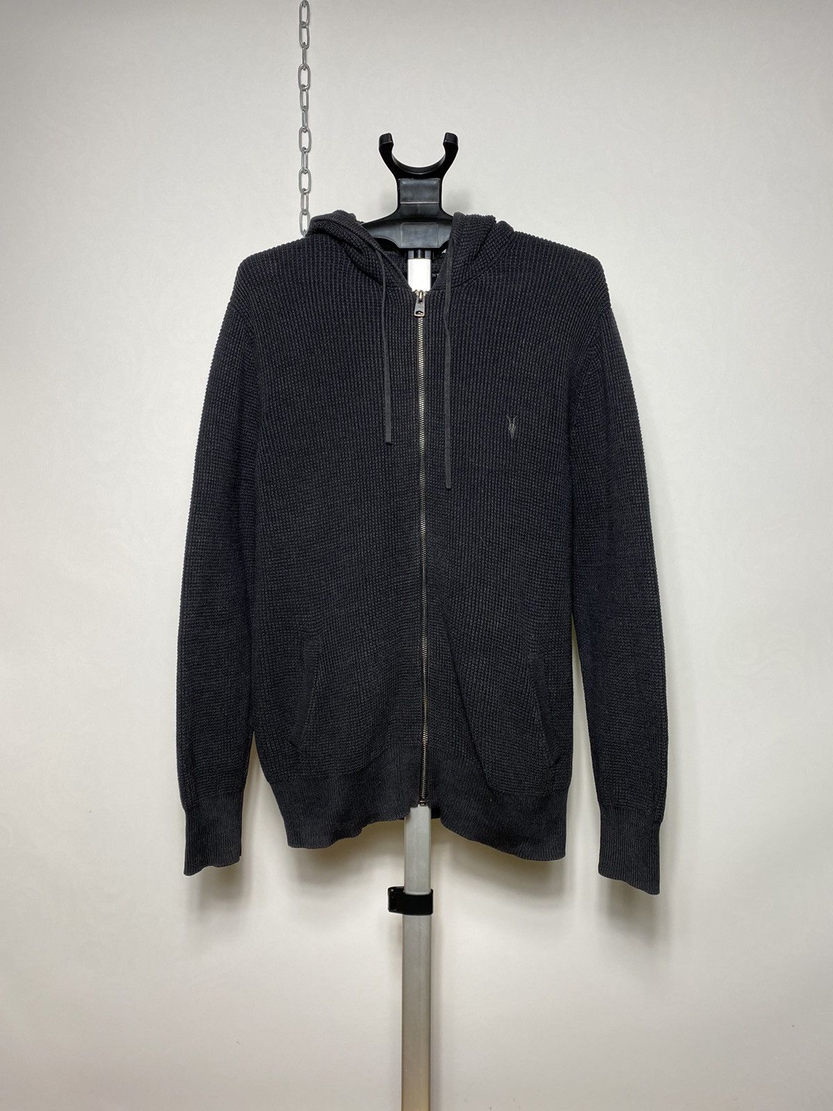 Allsaints Allsaints trias knit grey hoody hoodies size L Size US L / EU 52-54 / 3 - 1 Thumbnail