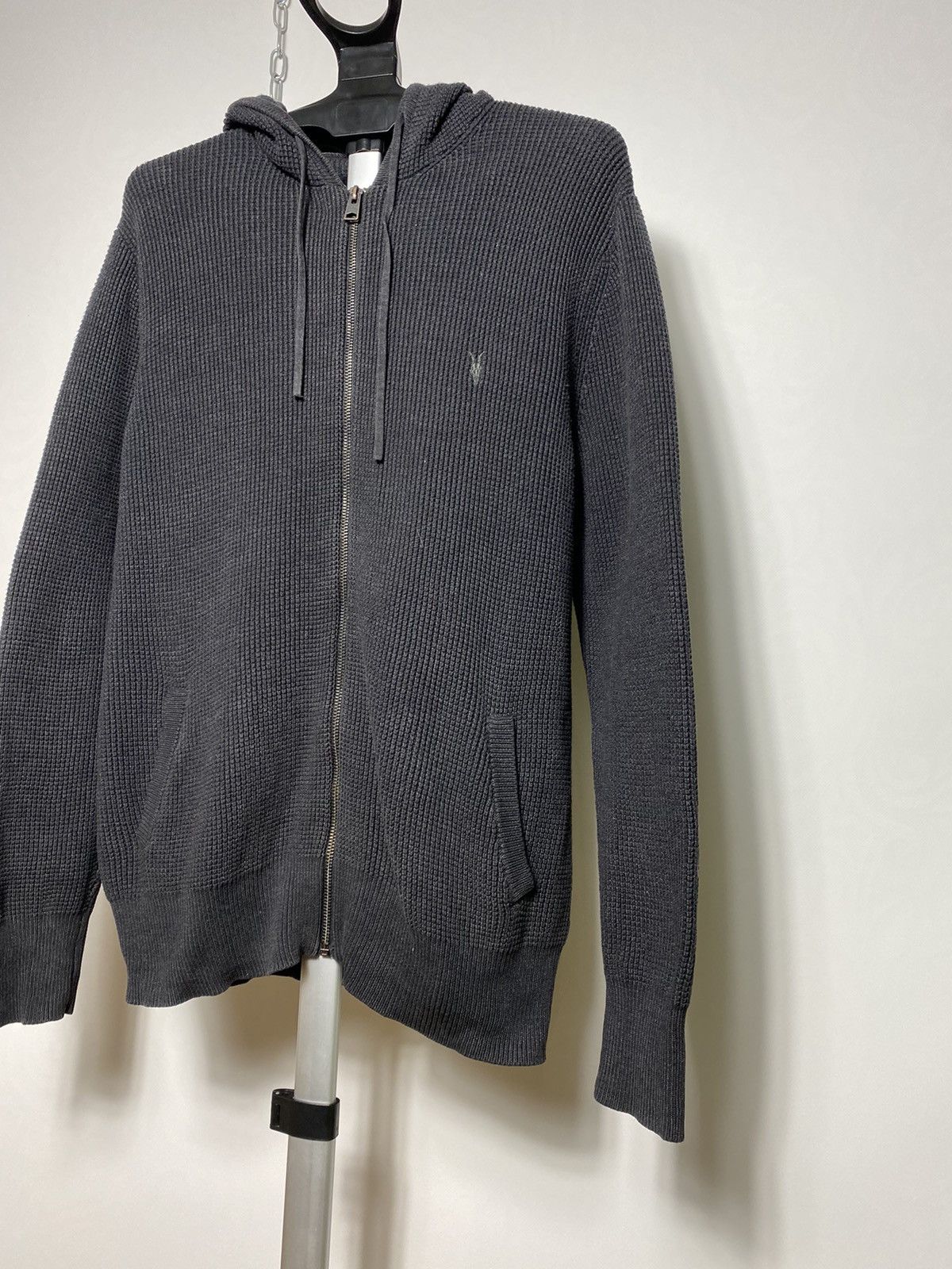 Allsaints Allsaints trias knit grey hoody hoodies size L Size US L / EU 52-54 / 3 - 3 Thumbnail