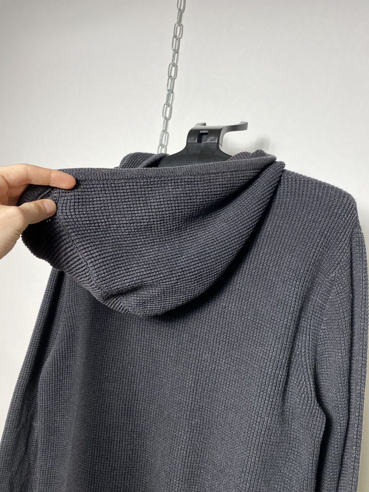 Allsaints Allsaints trias knit grey hoody hoodies size L Size US L / EU 52-54 / 3 - 11 Thumbnail