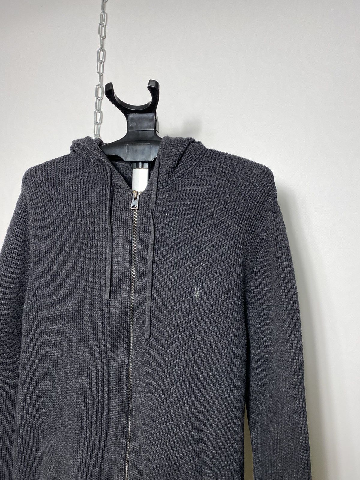 Allsaints Allsaints trias knit grey hoody hoodies size L Size US L / EU 52-54 / 3 - 2 Thumbnail