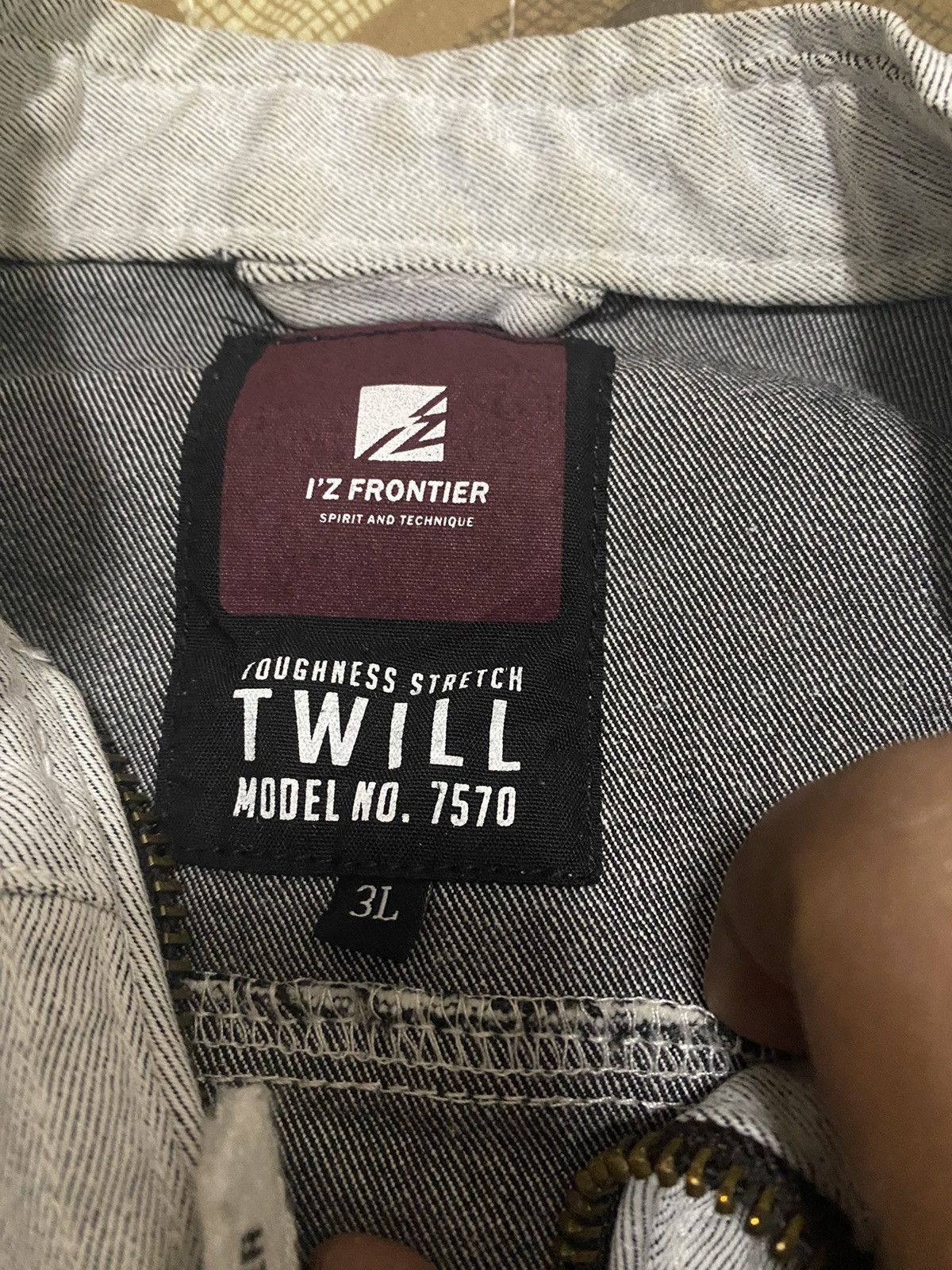 Other × Vintage (H) I’Z FRONTIER WHITE BIKE DENIM JACKET Size US M / EU 48-50 / 2 - 10 Thumbnail