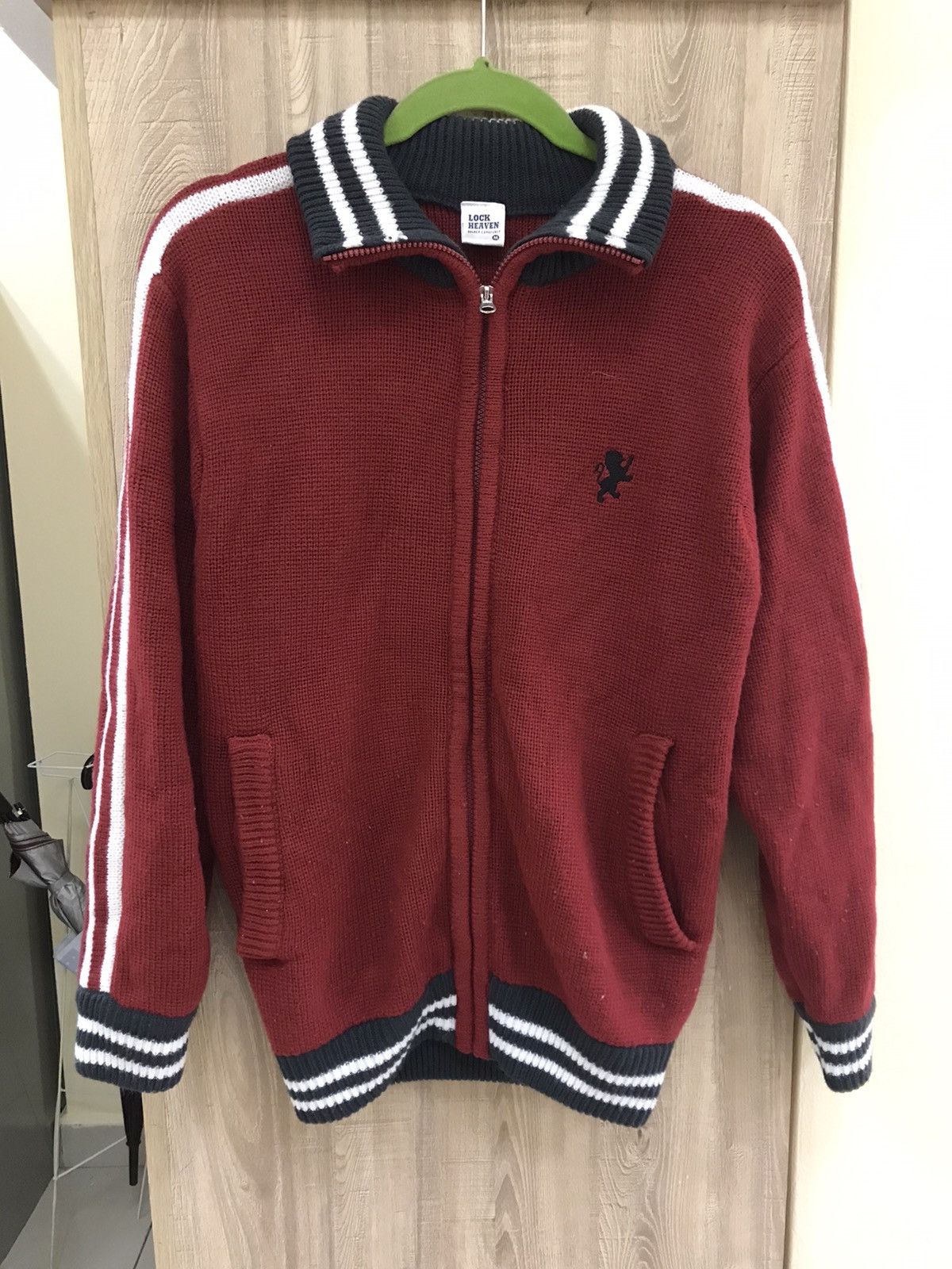 Japanese Brand Lock Heaven Meticulous Knit Zipper Sweater Size US M / EU 48-50 / 2 - 2 Thumbnail