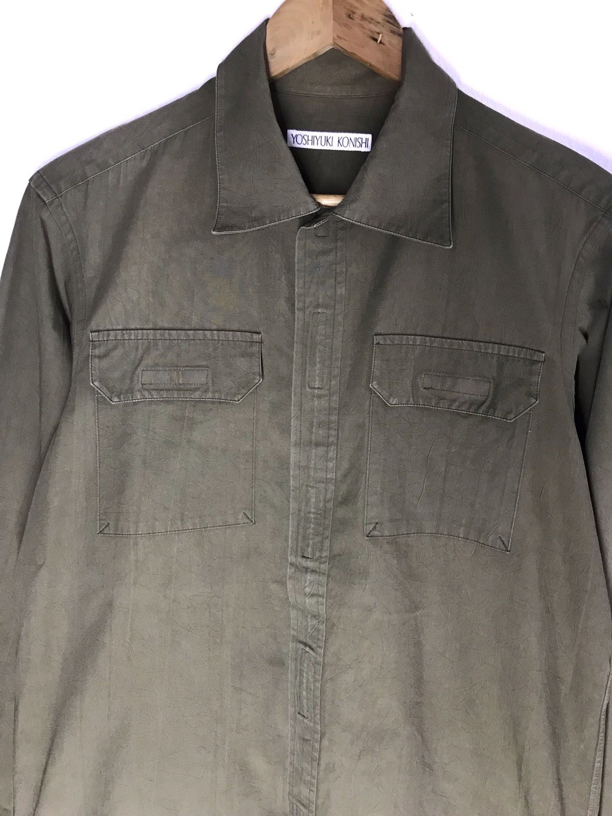 Japanese Brand × Yoshiyuki Konishi Japanese Brand Military Shirts Size US L / EU 52-54 / 3 - 1 Thumbnail