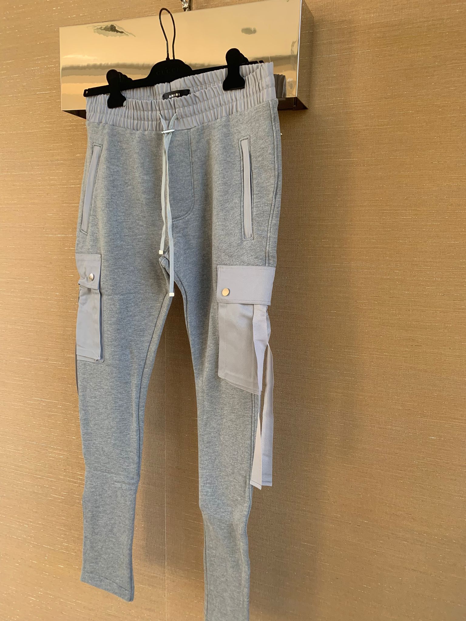 Amiri Cargo Sweat Pants in Grey Size US 32 / EU 48 - 12 Thumbnail