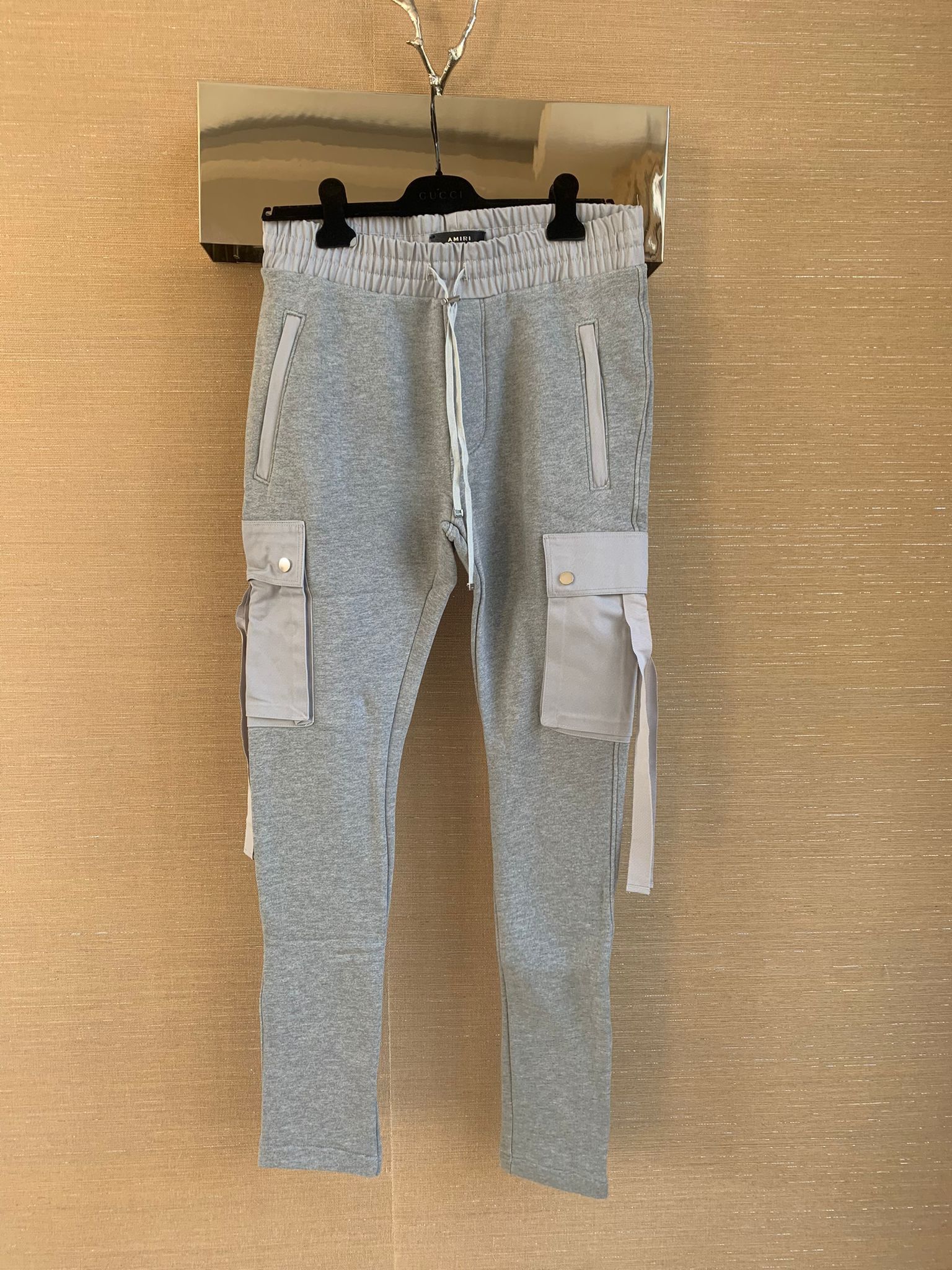 Amiri Cargo Sweat Pants in Grey Size US 32 / EU 48 - 1 Thumbnail
