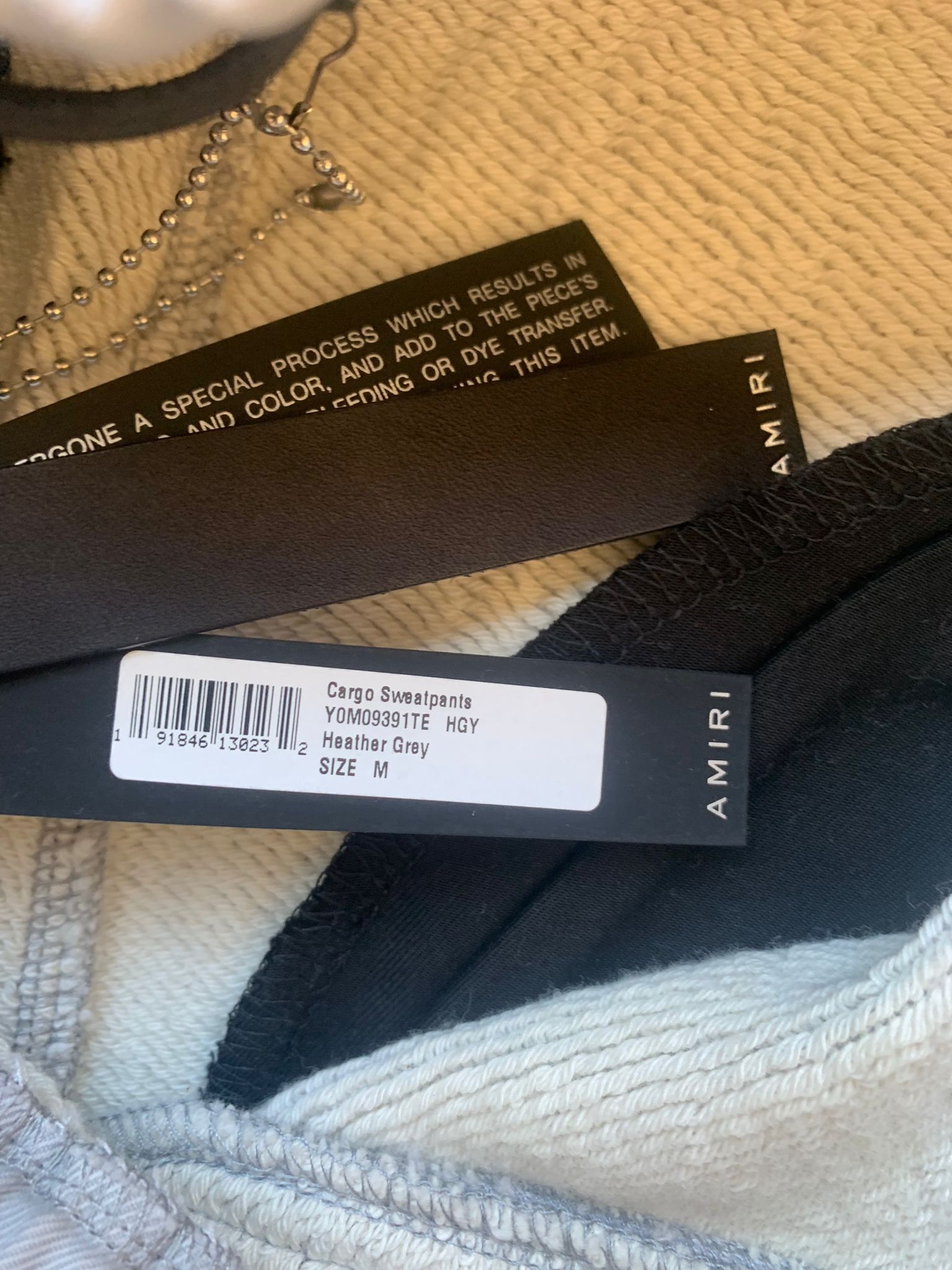 Amiri Cargo Sweat Pants in Grey Size US 32 / EU 48 - 21 Thumbnail