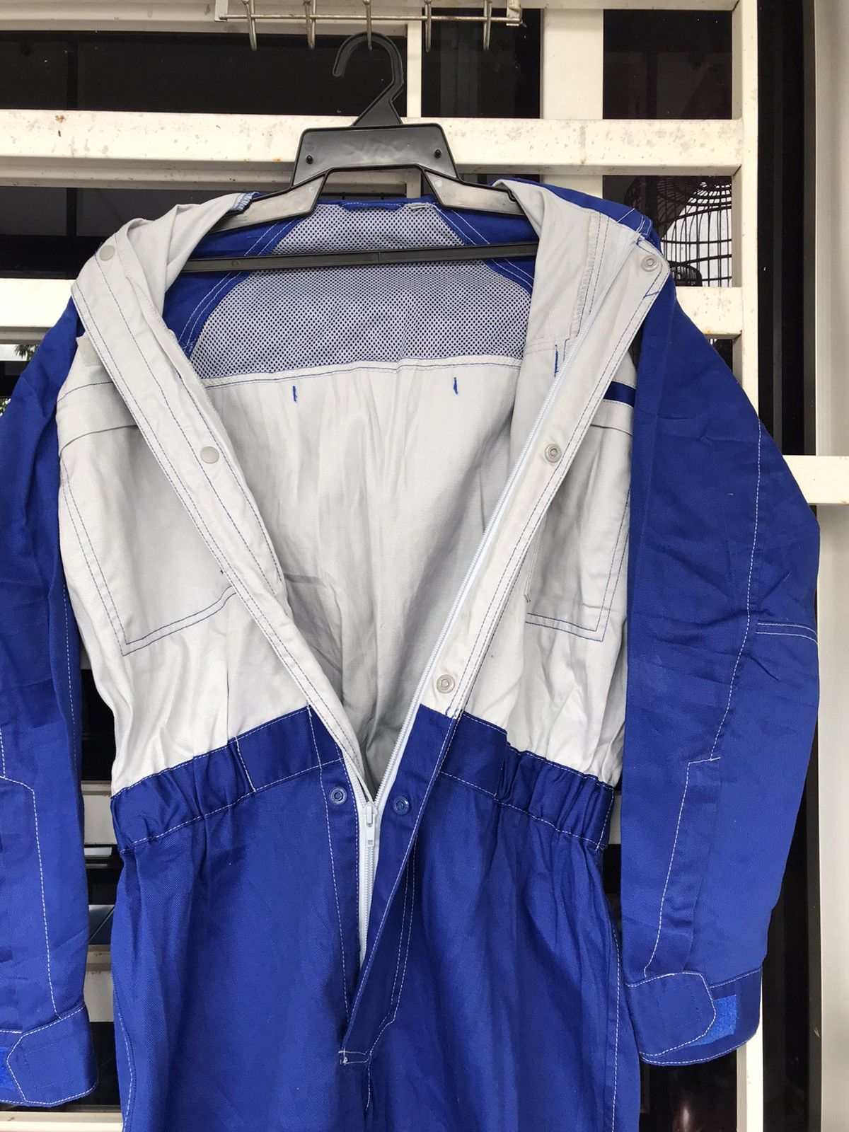 Japanese Brand × Nissan × Vintage Vintage Nissan Overall / Coverall / Jumpsuits Fits M to L Size US 33 - 5 Thumbnail