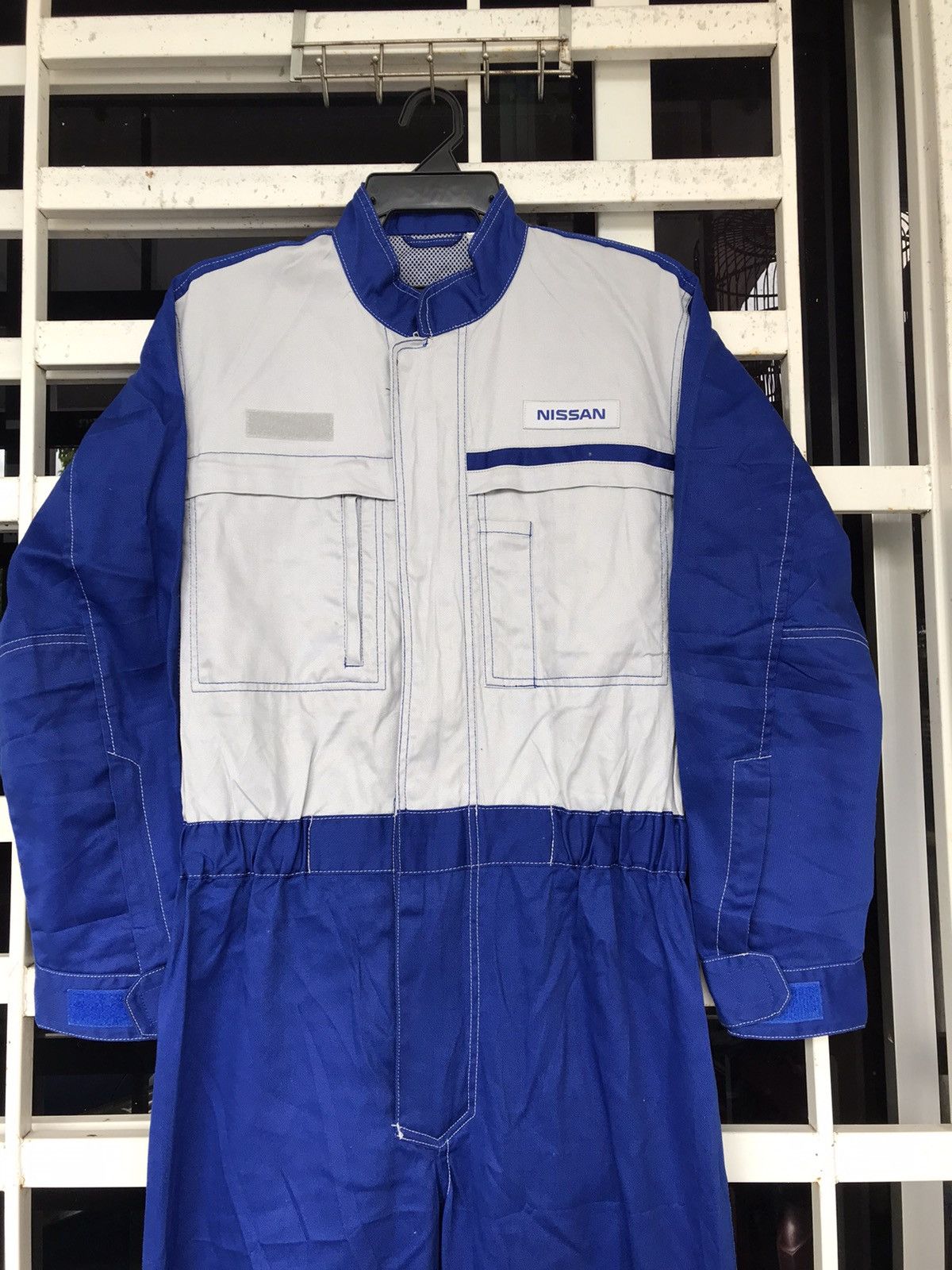 Japanese Brand × Nissan × Vintage Vintage Nissan Overall / Coverall / Jumpsuits Fits M to L Size US 33 - 3 Thumbnail
