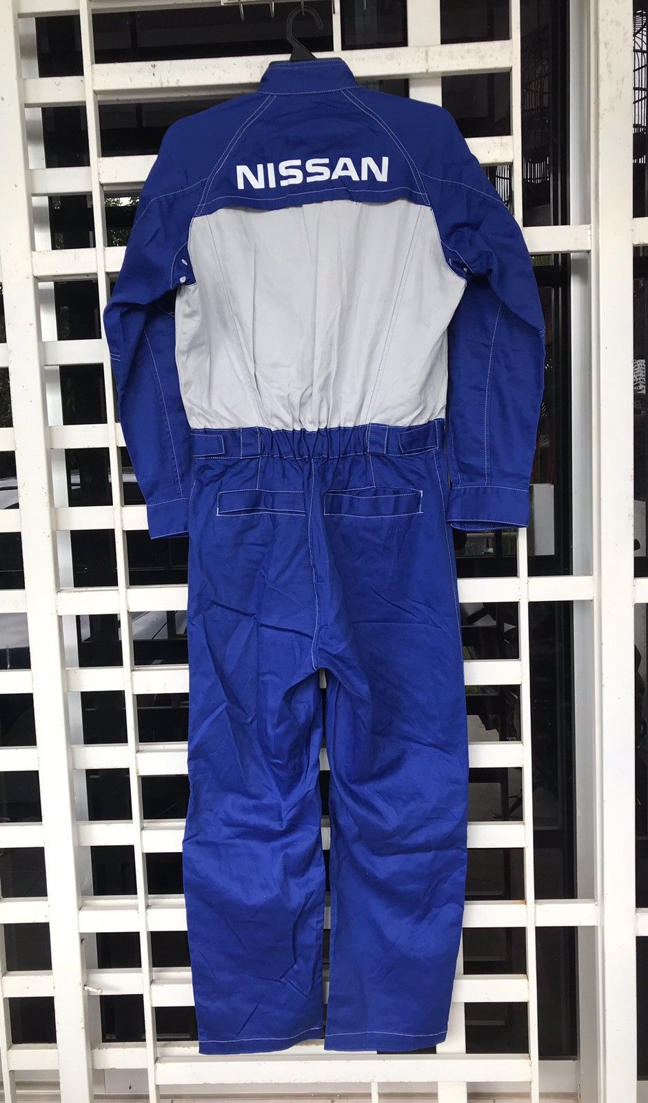 Japanese Brand × Nissan × Vintage Vintage Nissan Overall / Coverall / Jumpsuits Fits M to L Size US 33 - 1 Thumbnail